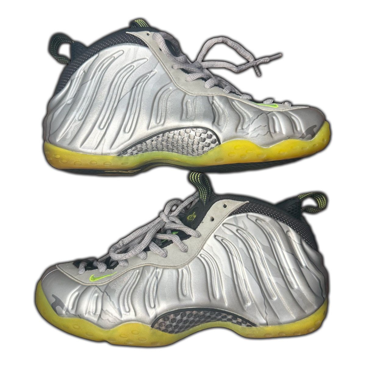 Nike Nike Air Foamposite One Silver Volt Camo Size US 9 / EU 42 - 1 Thumbnail
