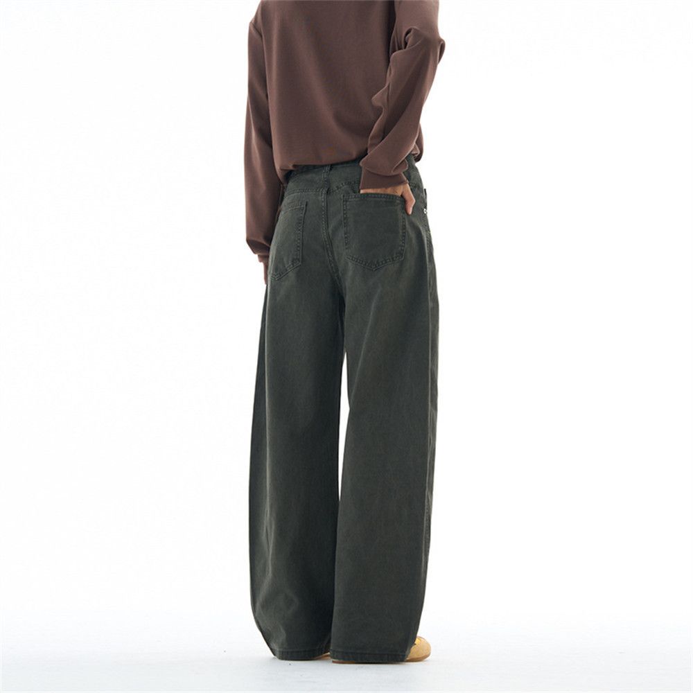 Vintage Men's floral embroidered retro washed distressed trousers Size US 32 / EU 48 - 3 Thumbnail