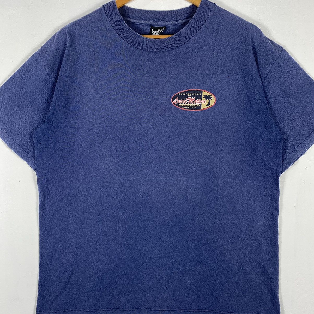 Vintage Vintage 90's LOCAL MOTION SURFBOARDS Honolulu-Hawaii Tee Size US L / EU 52-54 / 3 - 6 Thumbnail