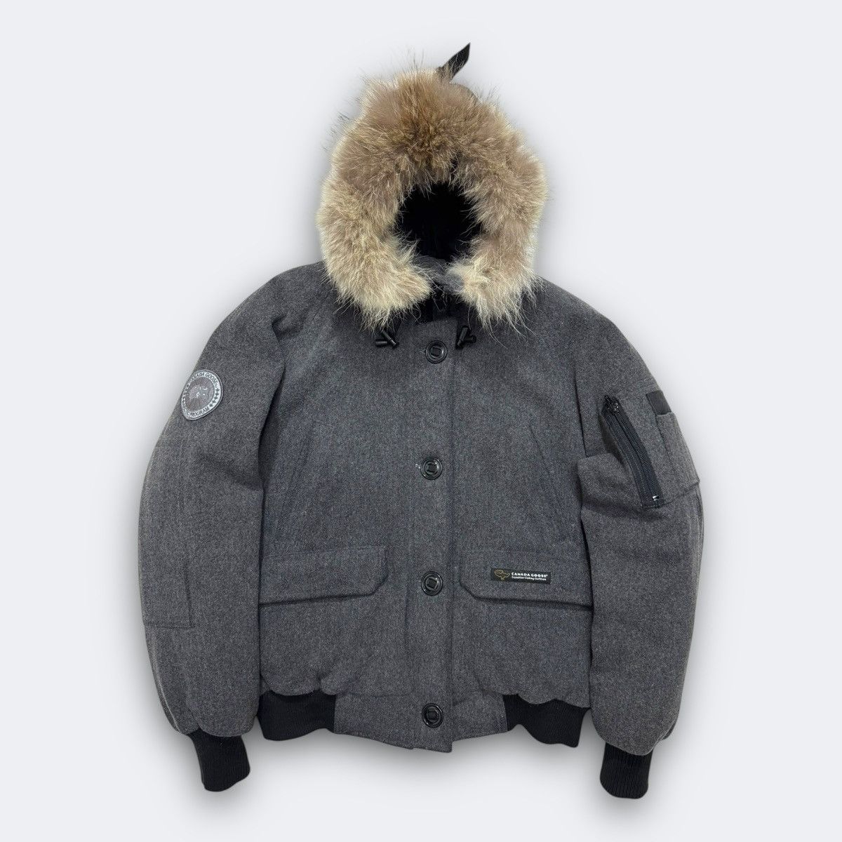 Canada Goose women's chilliwack virgin wool bomber jacket Size XL / US 12-14 / IT 48-50 - 1 Thumbnail