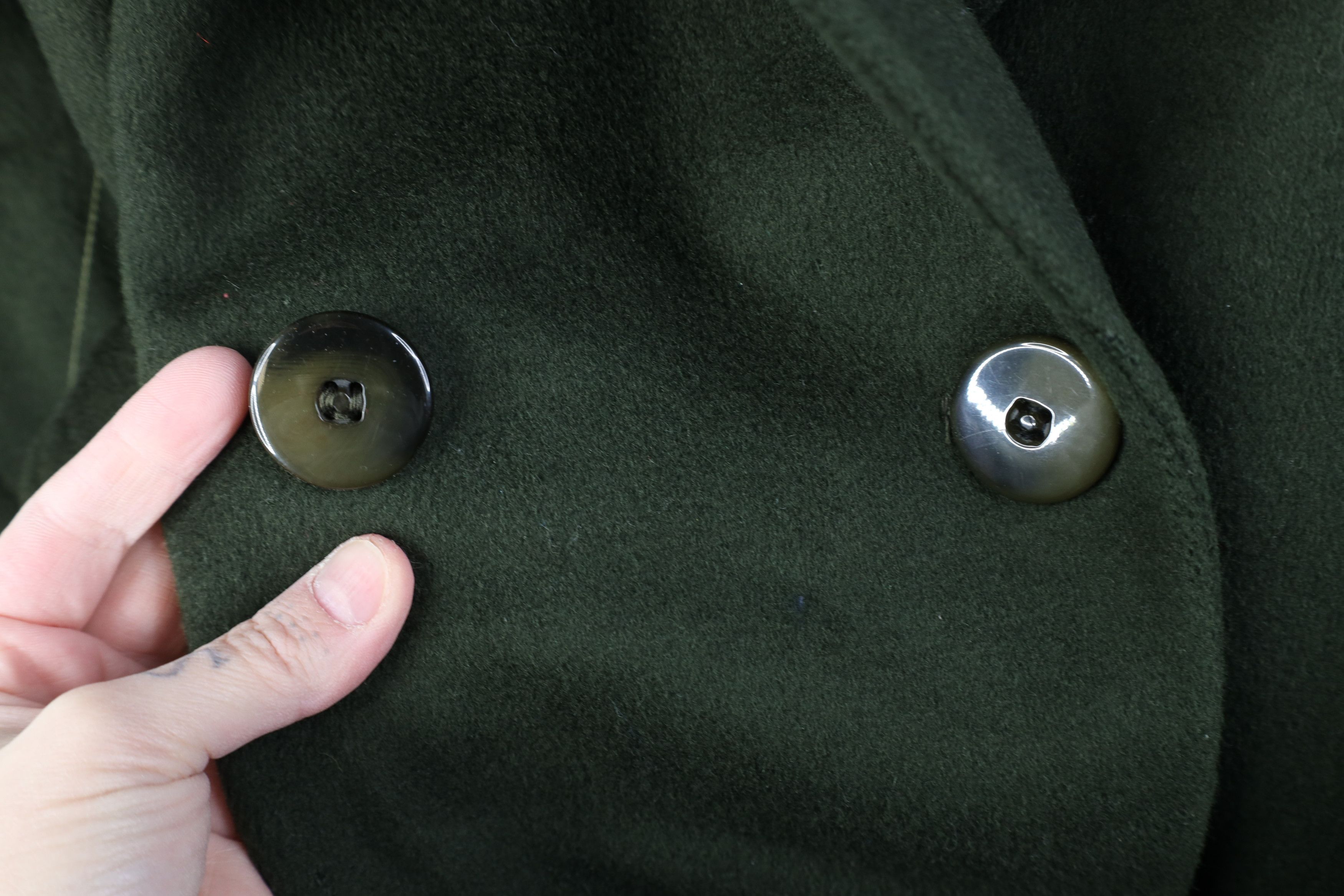 Vintage Vintage 90s Streetwear Belted Trench Coat Jacket Green USA Size XXL / US 16-18 / IT 52-54 - 5 Thumbnail