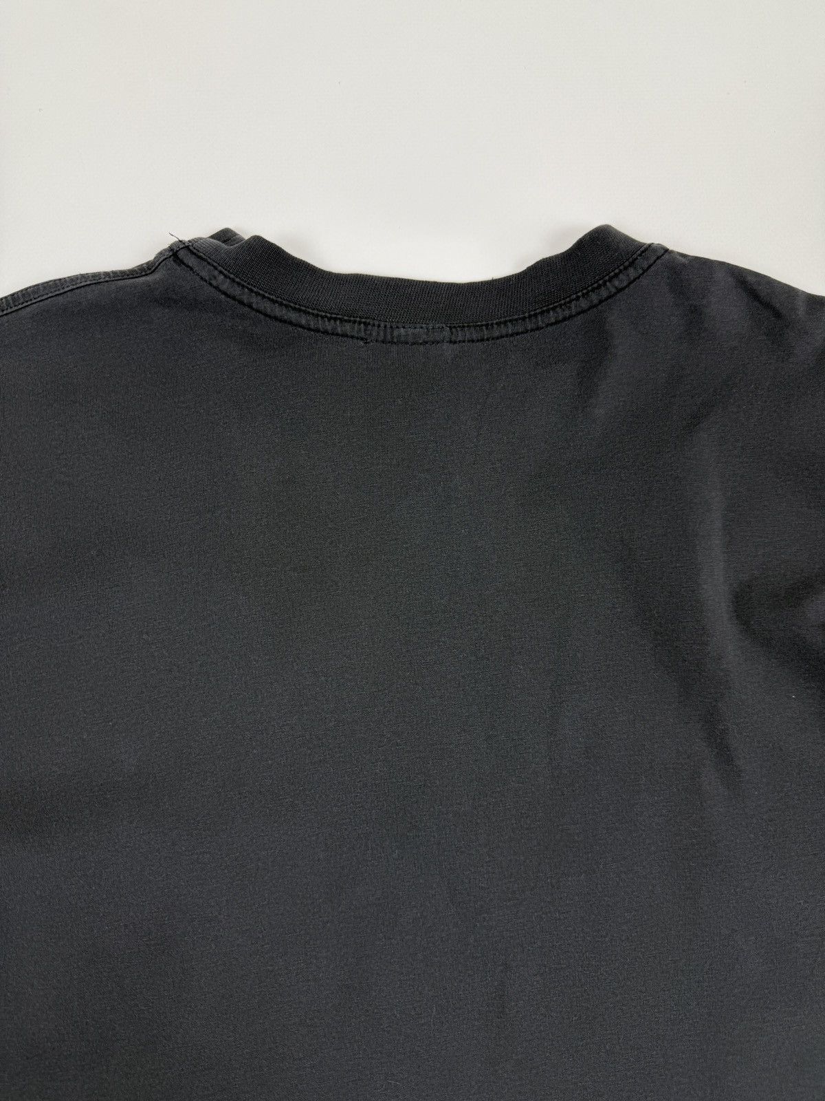 Vintage 1990’s Vintage Faded Grey Distressed Pocket Blank T-Shirt Size US XL / EU 56 / 4 - 8 Thumbnail