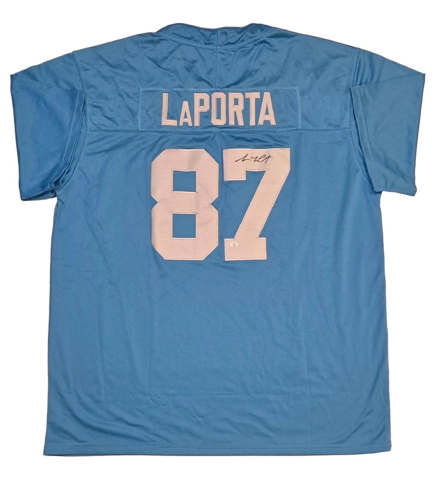 Other Sam LaPorta Detroit Lions autographed football jersey COA Size ONE SIZE - 2 Thumbnail