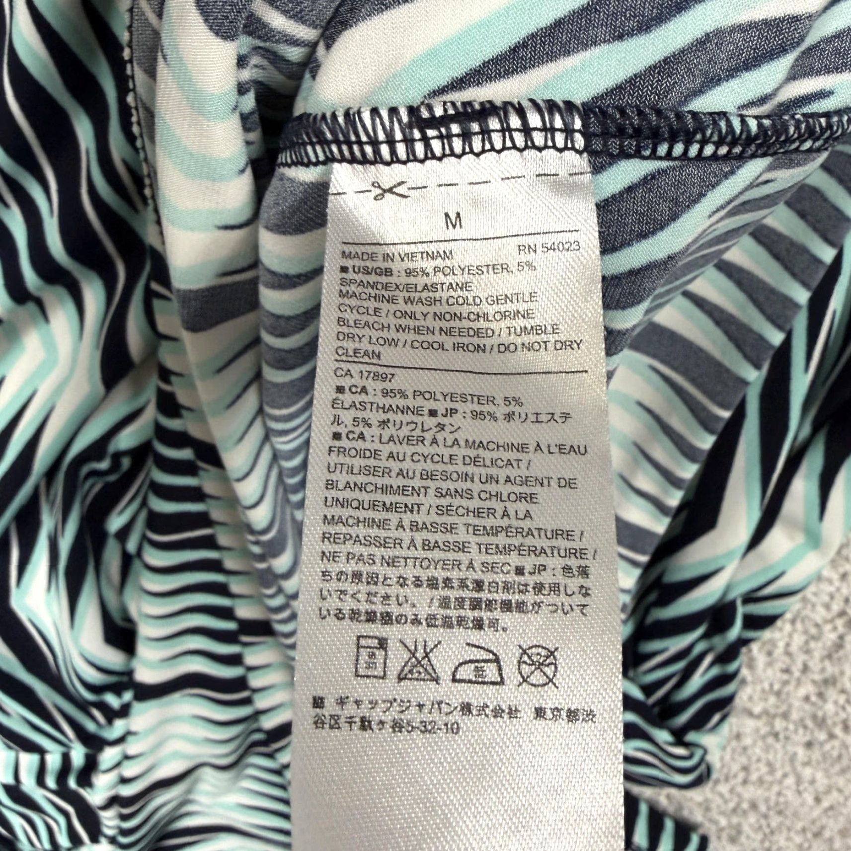 Banana Republic Banana Republic Tank Shift Dress M Green Chevron Halter Geometric Boho Summer Size M / US 6-8 / IT 42-44 - 6 Thumbnail