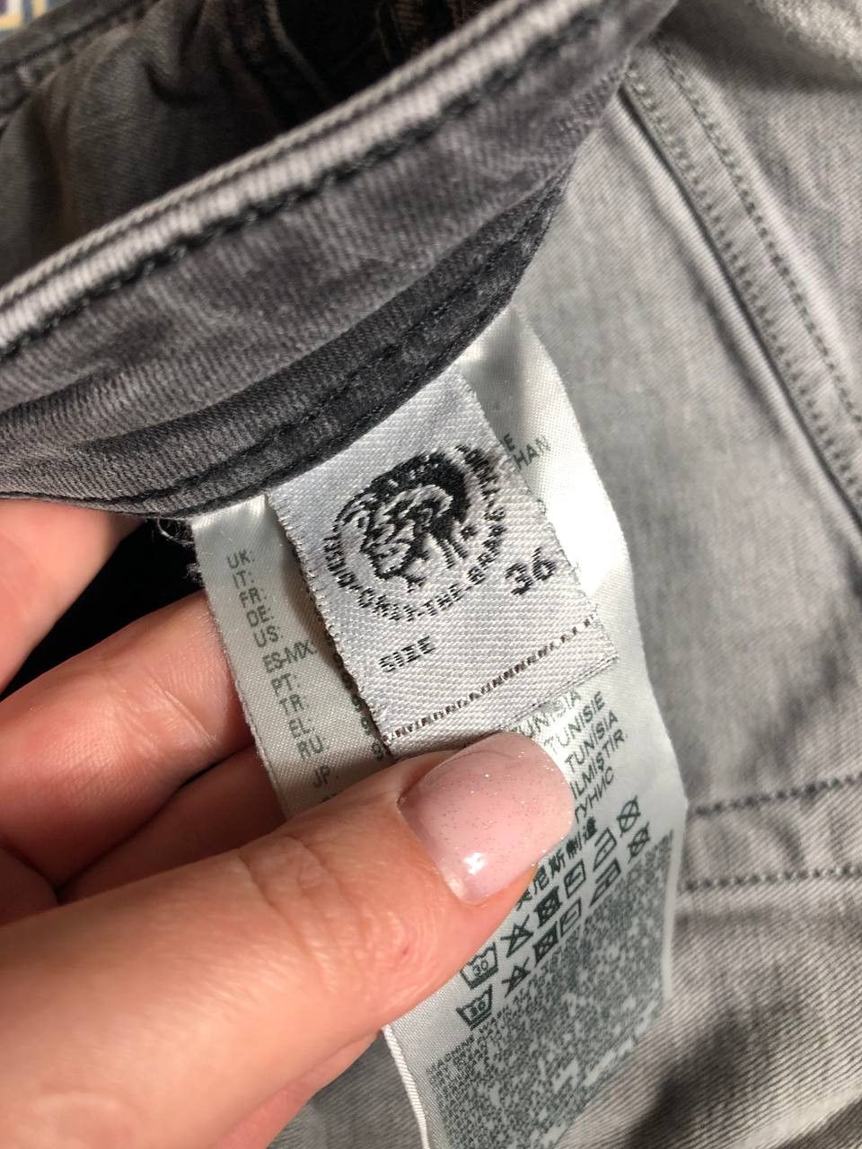 Diesel × Japanese Brand Crazy Crash Dirty Baggy Faded Jean Japan Avant Garde Style Size US 36 / EU 52 - 3 Thumbnail