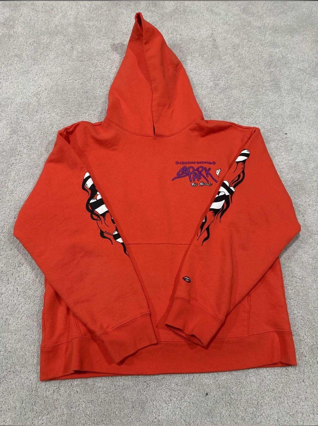 Chrome Hearts × Vintage Chrome hearts Matty boy Sadistic Lipstick Hoodie Red Size US L / EU 52-54 / 3 - 1 Thumbnail