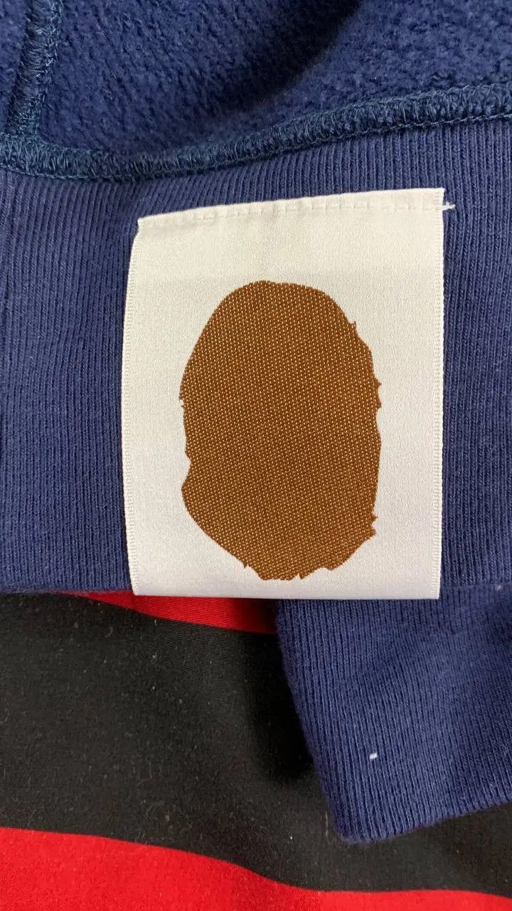 Bape BAPE Giant 1ST camo shark loose fit full zip hoodie in Blue Size US XL / EU 56 / 4 - 9 Thumbnail