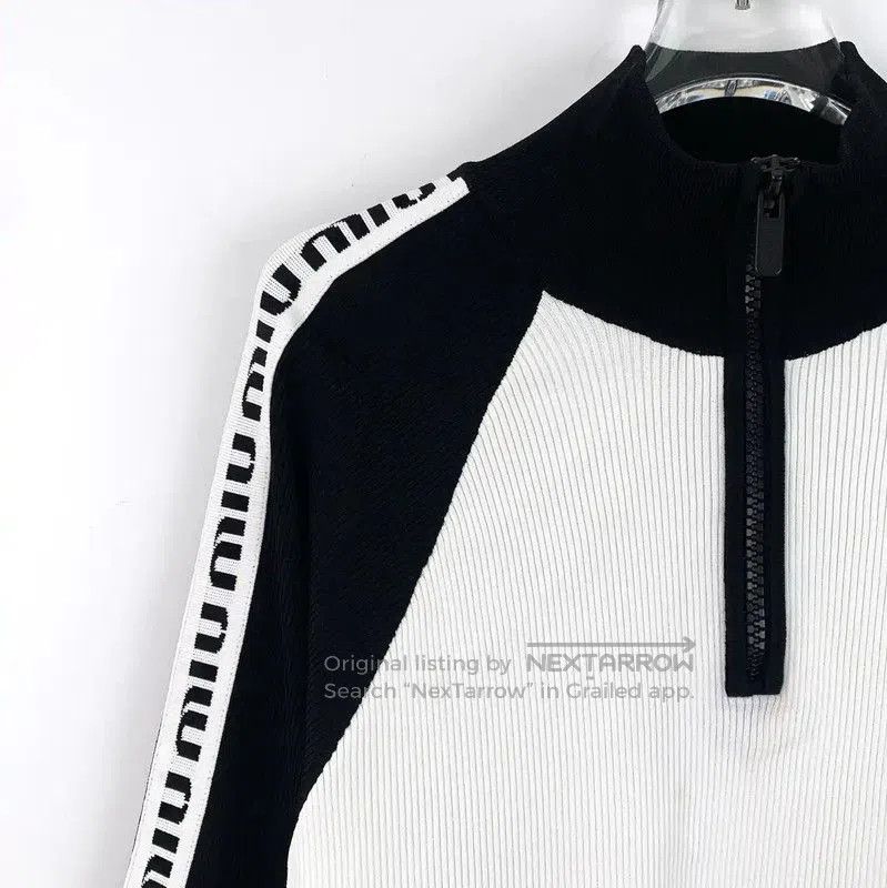 Miu Miu Miu Miu Color Block Cropped Sweater . Size M / US 6-8 / IT 42-44 - 3 Thumbnail