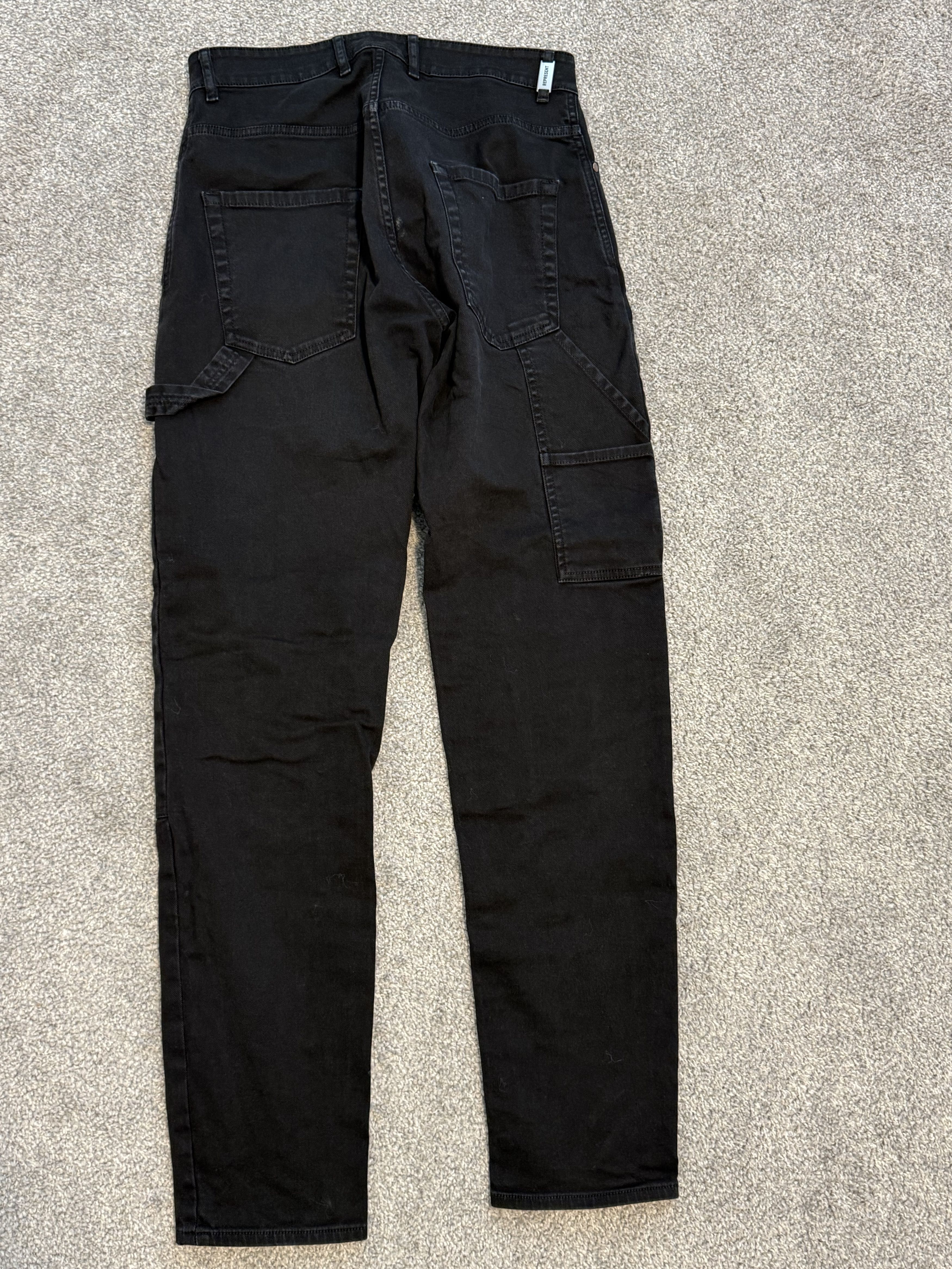 Represent Clo. Carpenter Denim - Black Size US 29 - 2 Thumbnail