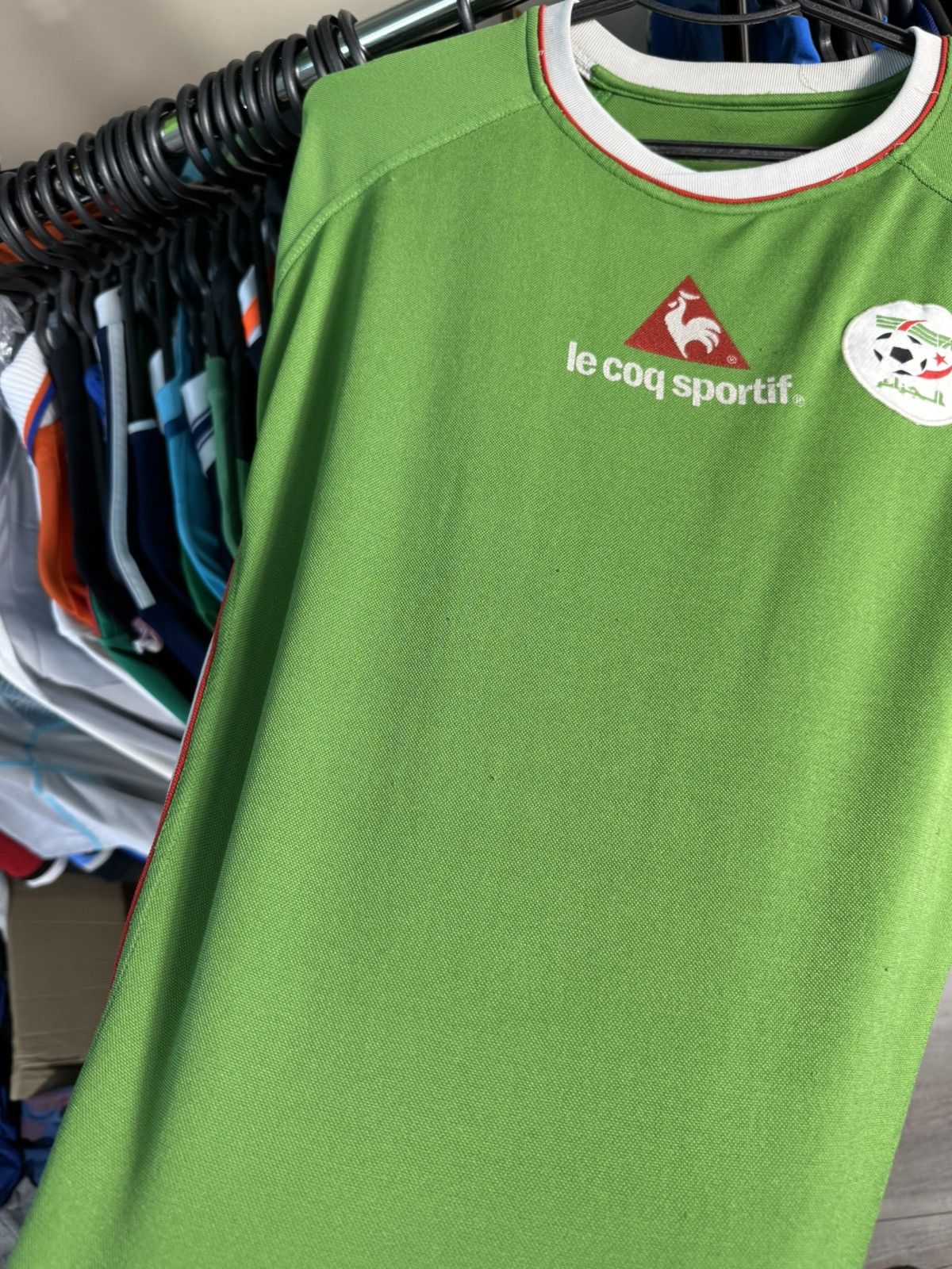Other ALGERIA LE COQ SPORTIF 2004/2006 FOOTBALL SOCCER AWAY JERSEY Size US L / EU 52-54 / 3 - 14 Thumbnail