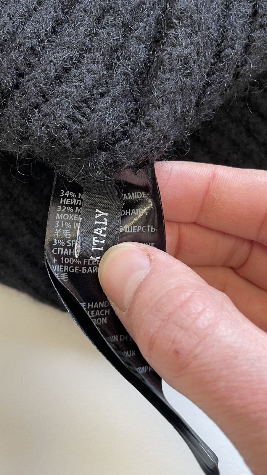 Haider Ackermann Ribbed Black Mohair Sweater Size US L / EU 52-54 / 3 - 10 Thumbnail
