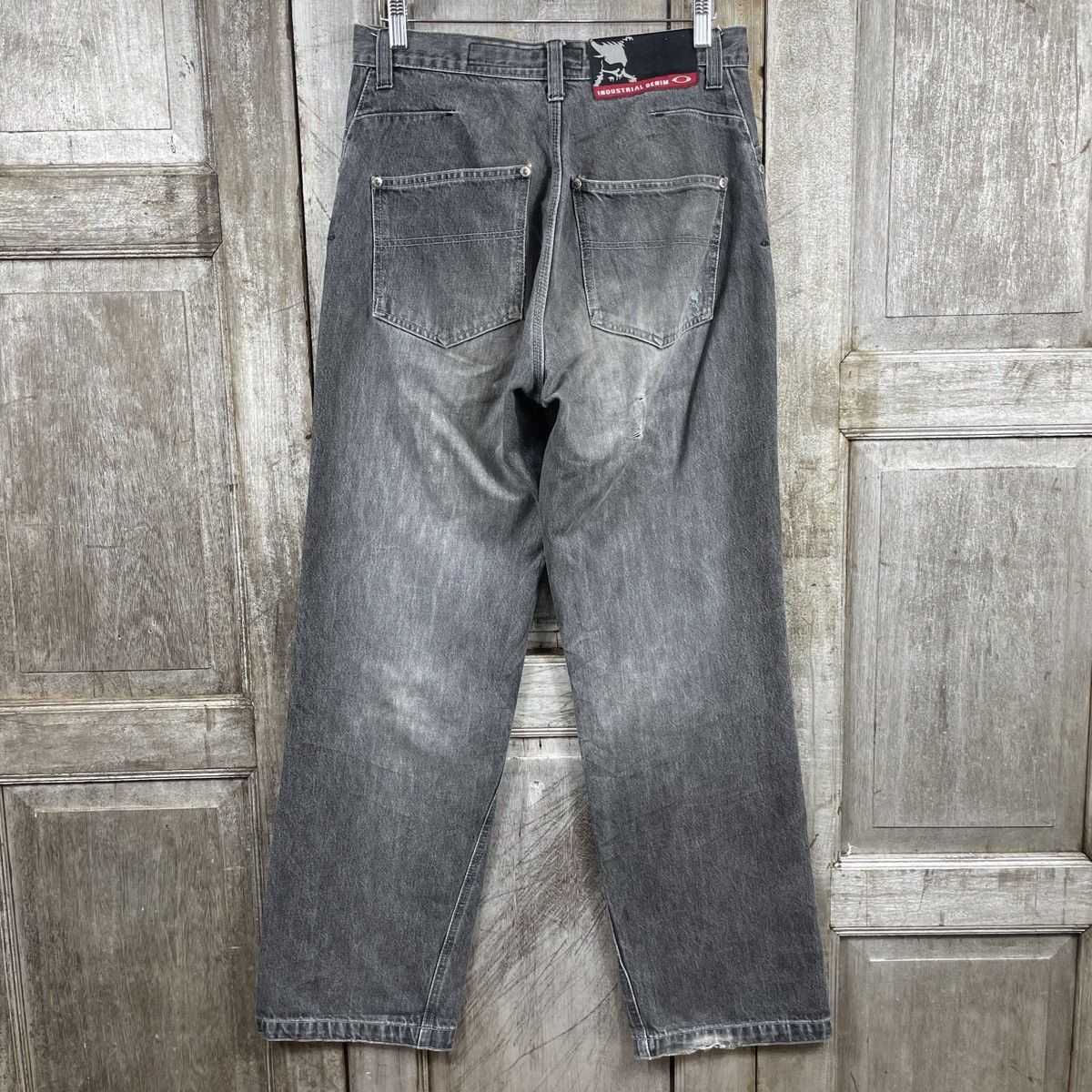 Oakley Vintage Oakley Industrial Denim Distressed Baggy Pants Size US 31 - 2 Thumbnail