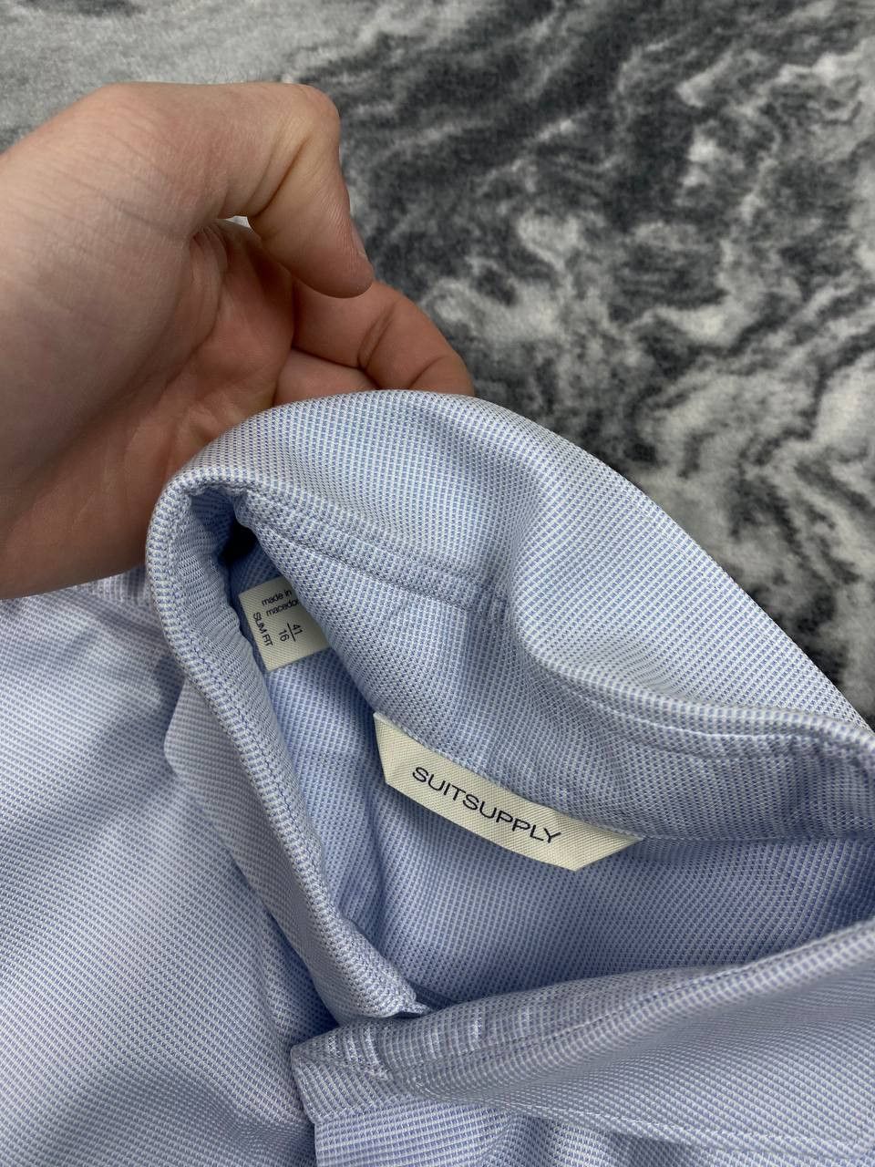 Suitsupply Suitsupply Shirt Buttons Long Sleeve Men Size 41/16 Blue Size US L / EU 52-54 / 3 - 4 Thumbnail
