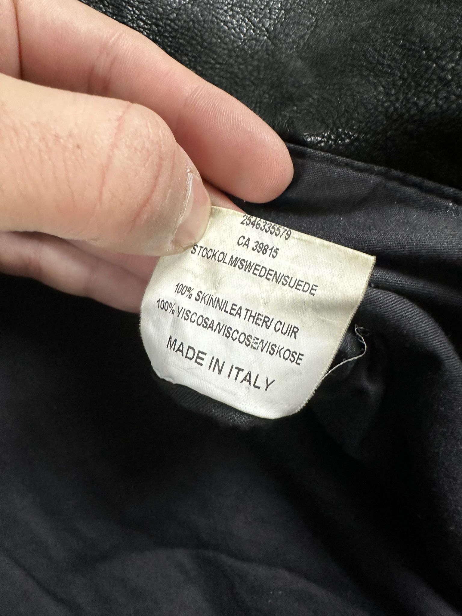 Acne Studios Vintage Acne Studios Hockney Leather Biker Jacket Size US S / EU 44-46 / 1 - 9 Thumbnail