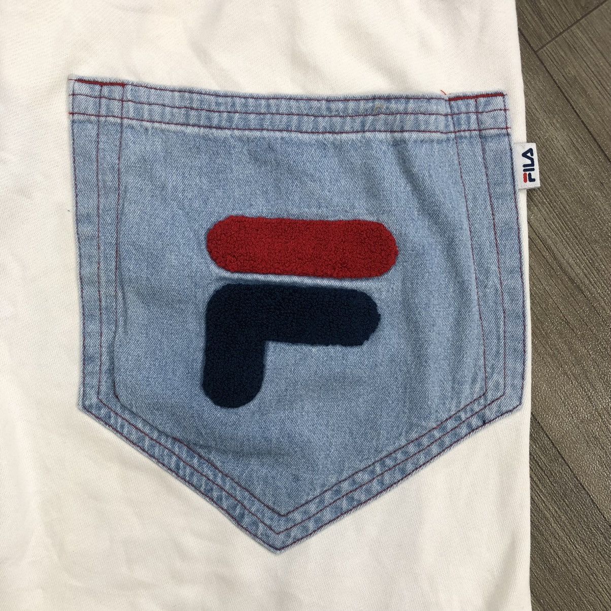 Frapbois 2000s Frapbois Issey Miyake x Fila Multicolor Sarouel Pants Size US 30 / EU 46 - 4 Thumbnail