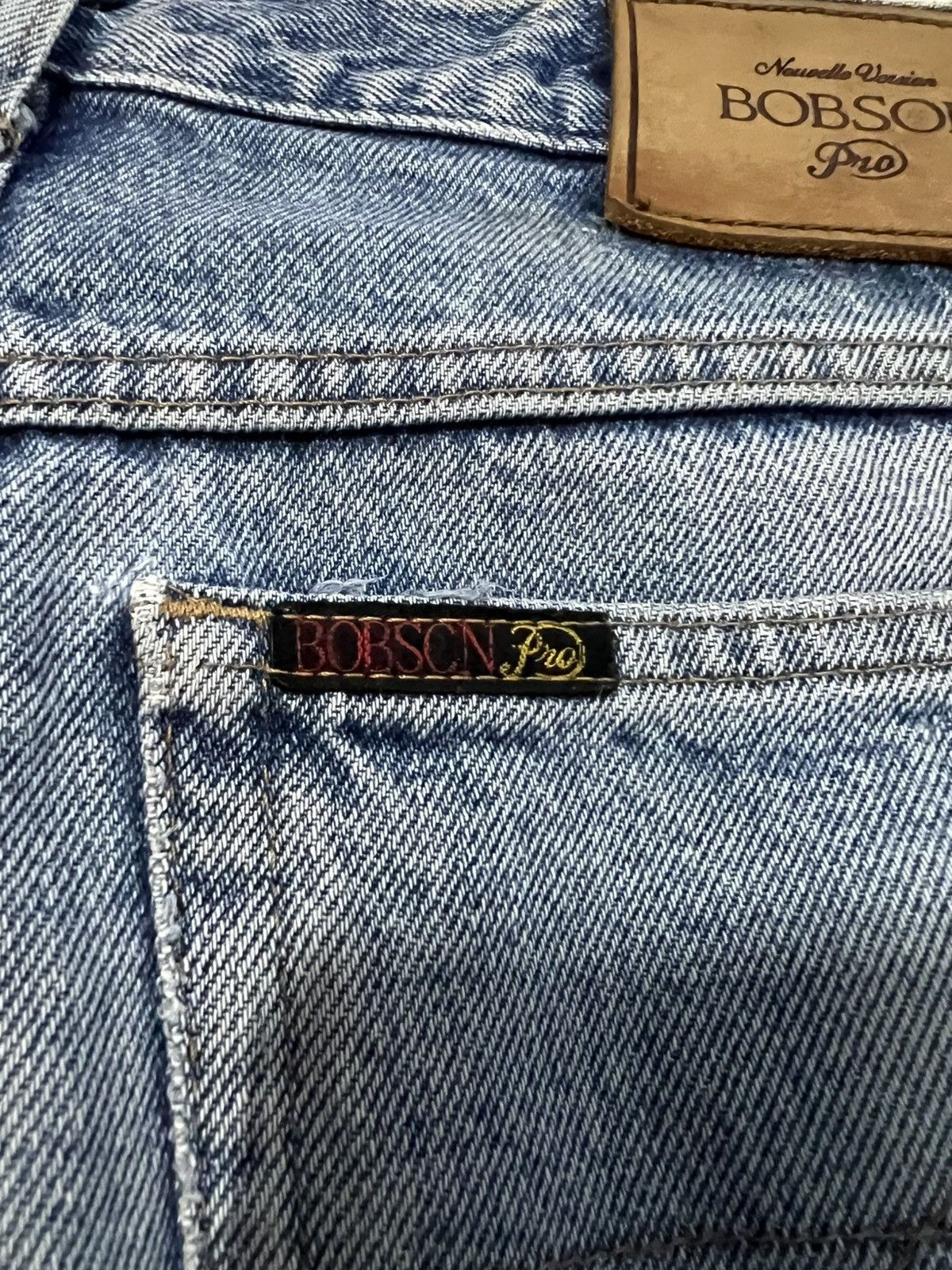 If Six Was Nine 💥90s Bobson Light Wash Distressed Jean Size US 30 / EU 46 - 17 Thumbnail