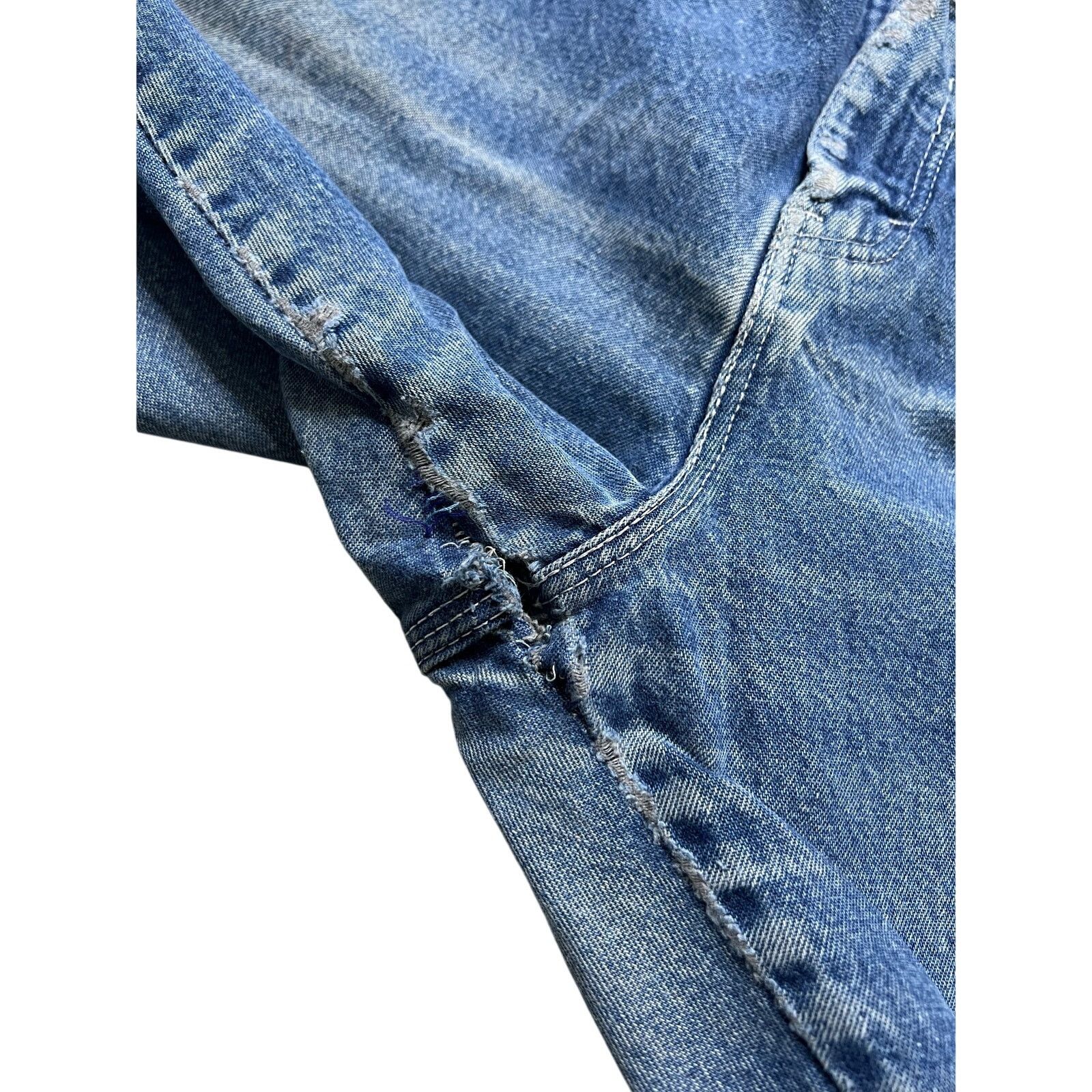 Dickies Dickies Jeans Mens Sz 40 Actual 37x29 Blue Talon VTG 80s Size US 40 / EU 56 - 8 Thumbnail