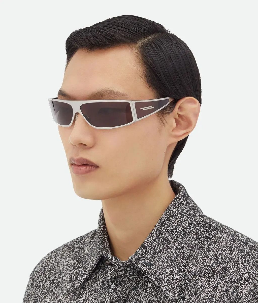 Bottega Veneta o1n1vont0525 Size: OS / Unisex Bangle Wraparound Sunglasses Size ONE SIZE - 4 Thumbnail