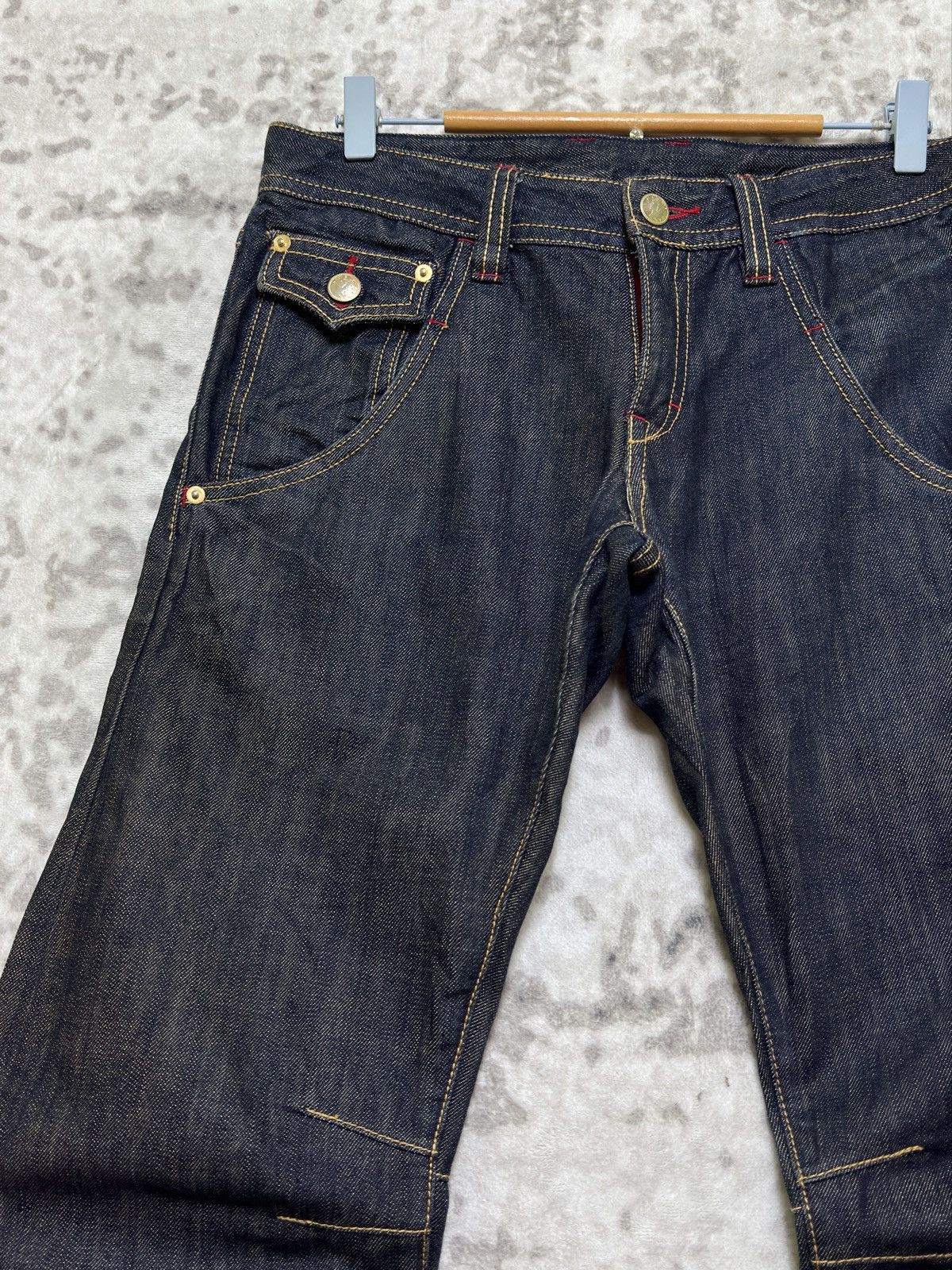 PPFM Vintage PPFM Curved Leg Banana Cut Zipper Punk Jeans Size US 30 / EU 46 - 4 Thumbnail