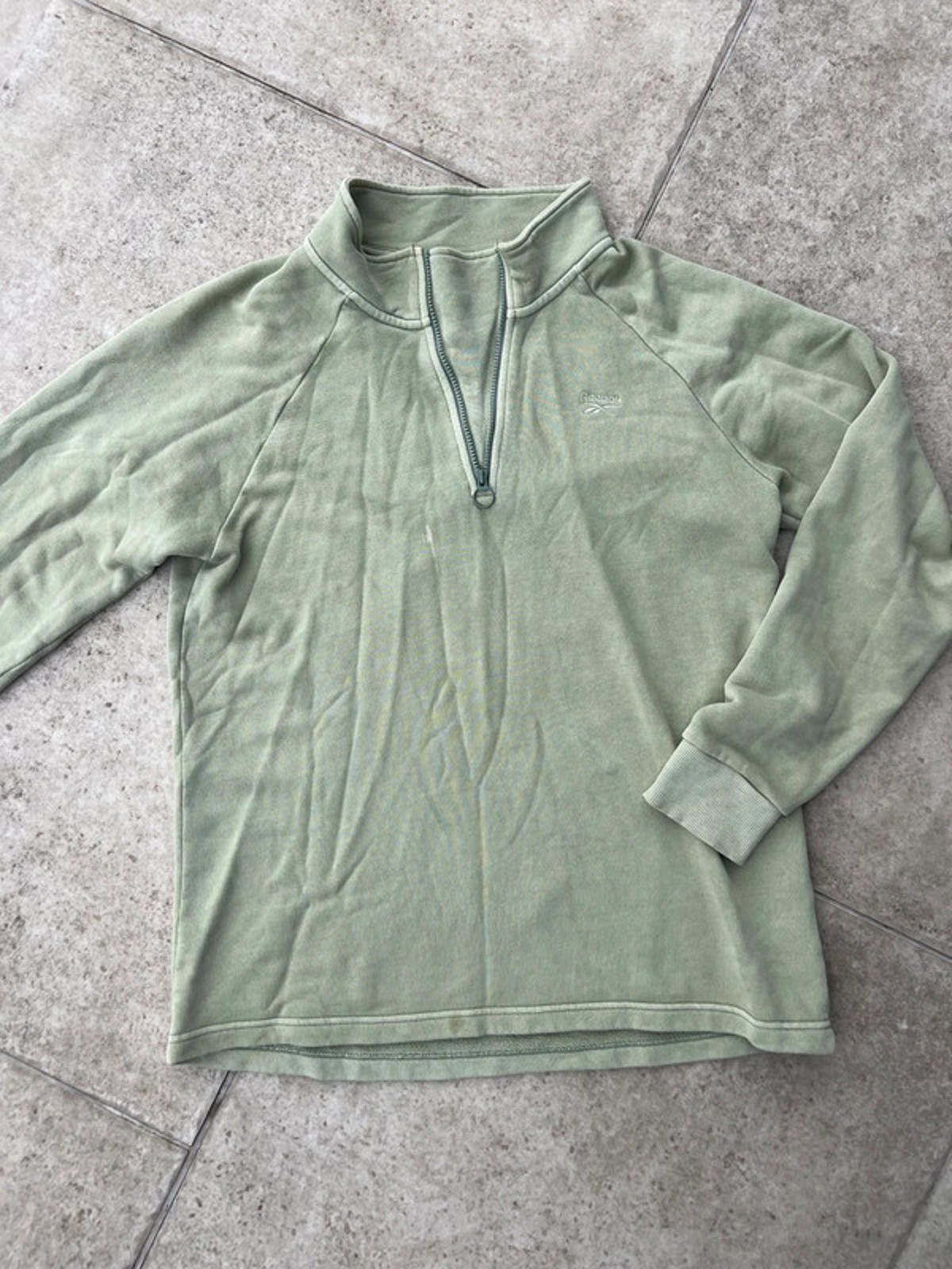 Reebok Vintage Reebok Quarter Zip Up Sweater Size US M / EU 48-50 / 2 - 3 Thumbnail