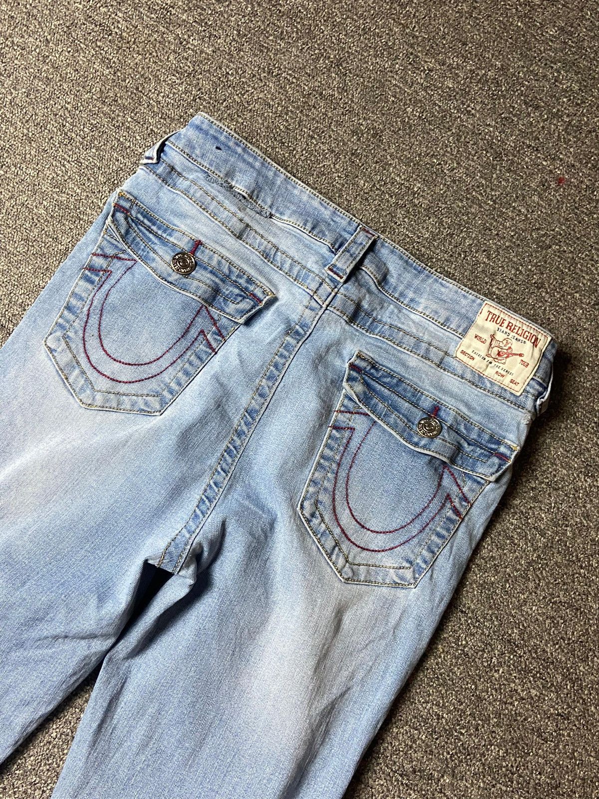 True Religion True Religion High Rise Super Skinny Jeans (144) Size US 31 - 6 Thumbnail
