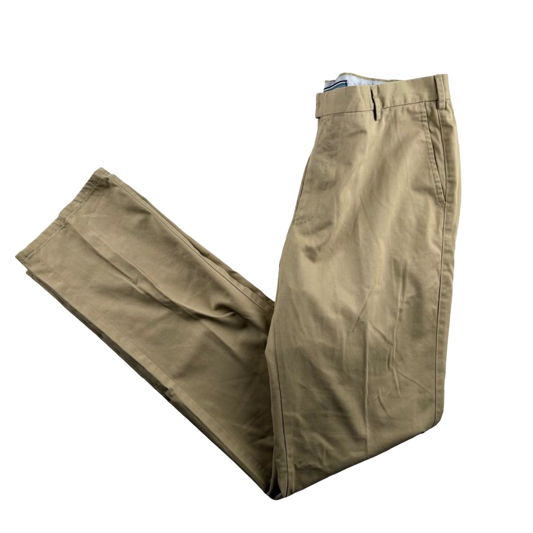 Peter Millar Peter Millar Men’s Cotton Blend Chino Pants Tan 34 Men’s Size US 34 / EU 50 - 2 Thumbnail