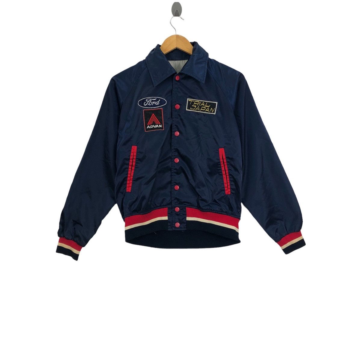 Ford Vintage FORD ADVAN RACING Motorsport Bomber Jacket Varsity | Grailed