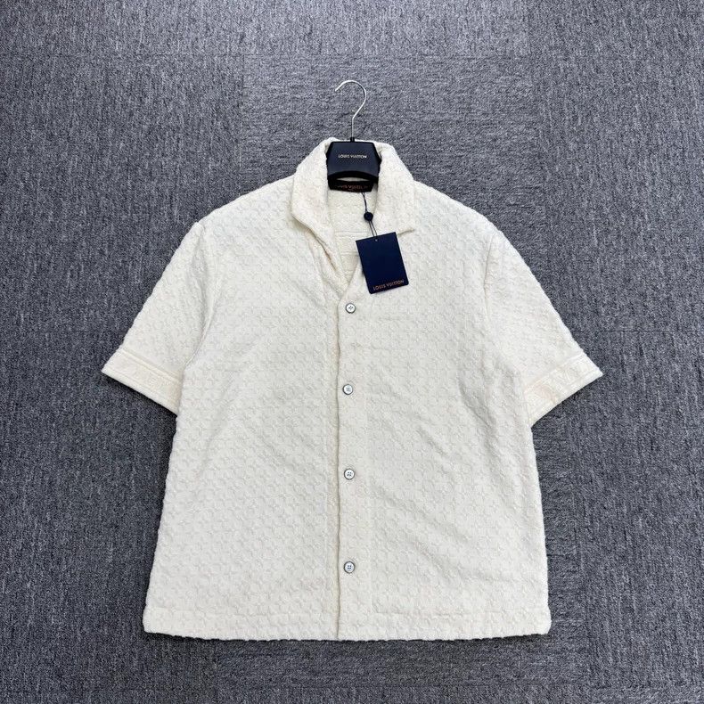 Louis Vuitton Louis Vuitton FW25 Jacquard Terry Short Sleeve Size US S / EU 44-46 / 1 - 1 Thumbnail