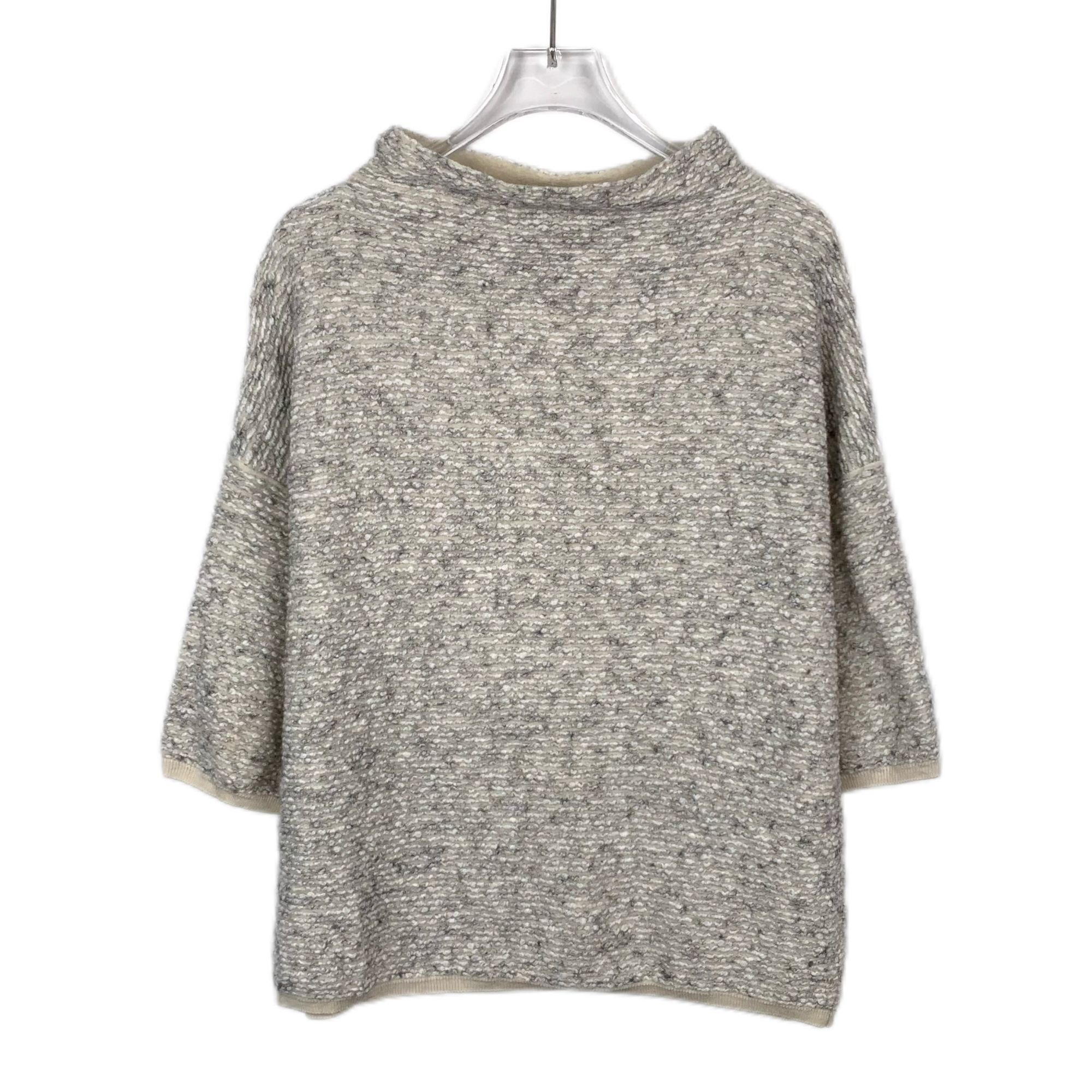 Max Mara H9337 Max Mara Womens Grey Wool-Blend Textured Knit Sweater Size M / US 6-8 / IT 42-44 - 2 Thumbnail