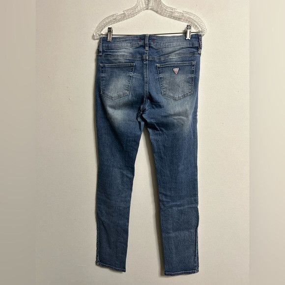Guess Guess Ripped Medium Rise Skinny Jeans Size 28" / US 6 / IT 42 - 2 Thumbnail