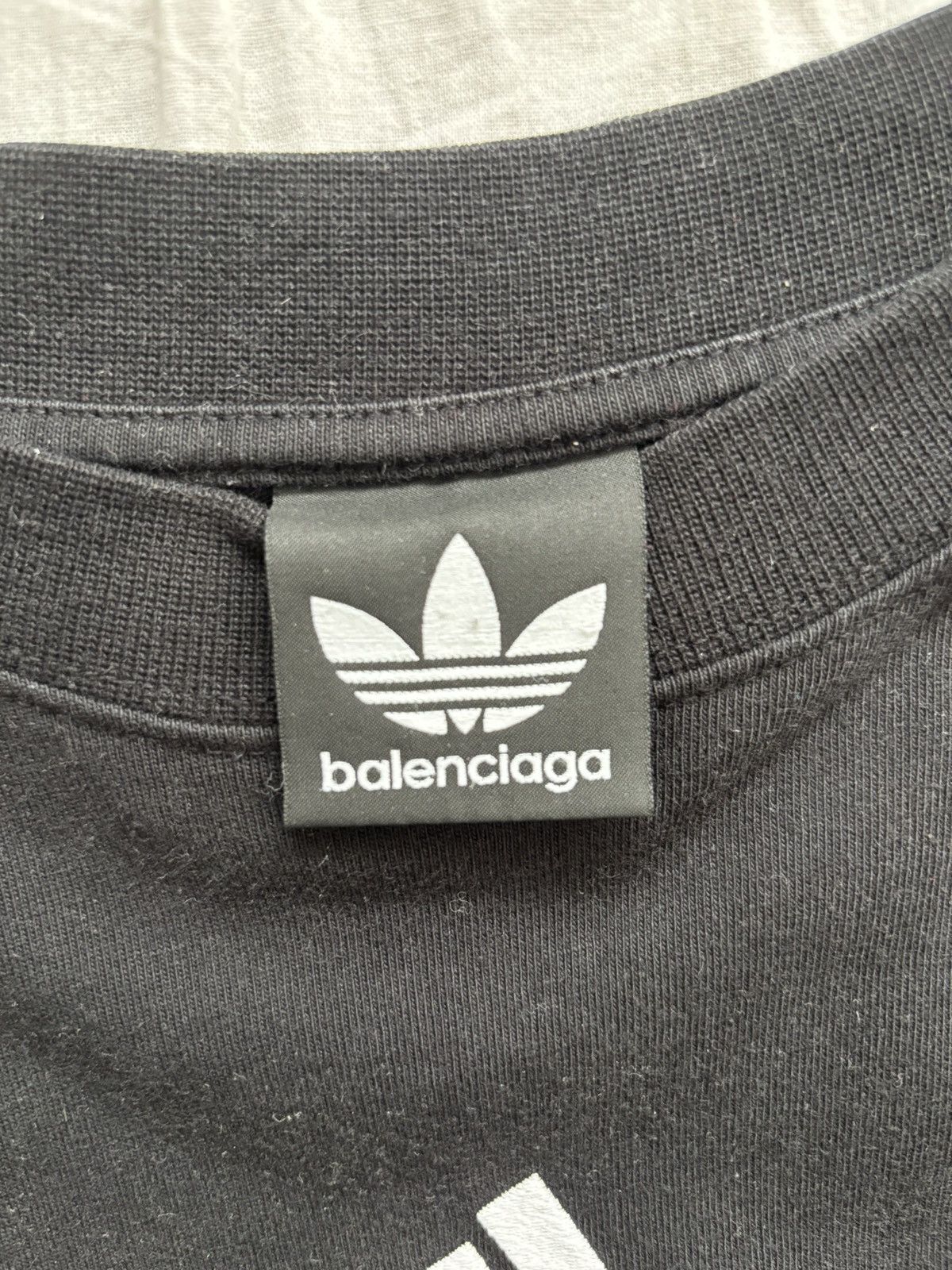 Balenciaga Balenciaga Adidas Vintage Jersey Tee - Spring 23 Size US M / EU 48-50 / 2 - 4 Thumbnail