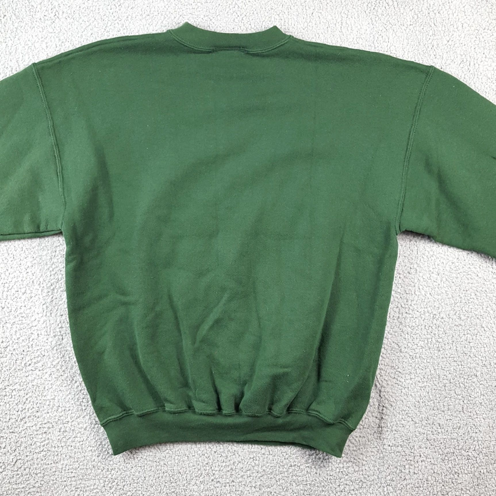 Tultex VINTAGE Peace On Earth Angel Sz Large Religious Pullover Crewneck Sweatshirt Mens 90s Green Tultex Sweatshirt Size US L / EU 52-54 / 3 - 5 Thumbnail
