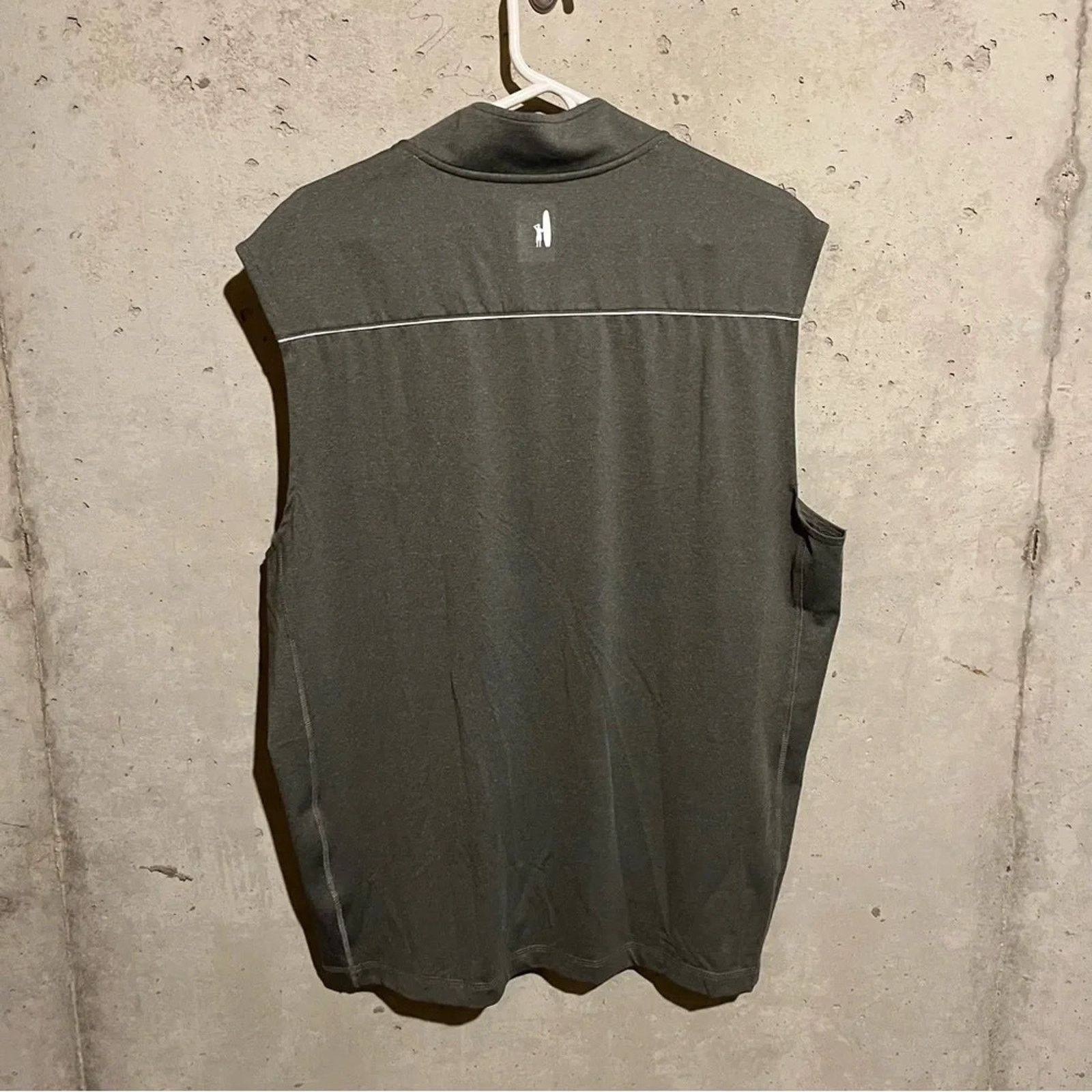 johnnie-O Johnnie-O Lammie NWT Meteor Gray 1/4 Zip Golf Vest Size US L / EU 52-54 / 3 - 9 Thumbnail