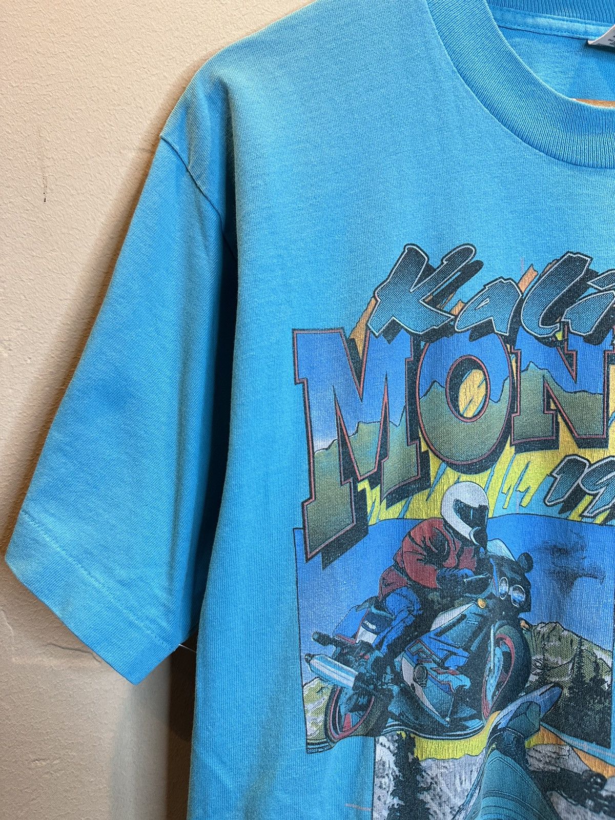 Vintage RARE* Vintage 1995 Kalispell Montana Biker Rider Rally Shirt Size US L / EU 52-54 / 3 - 3 Thumbnail