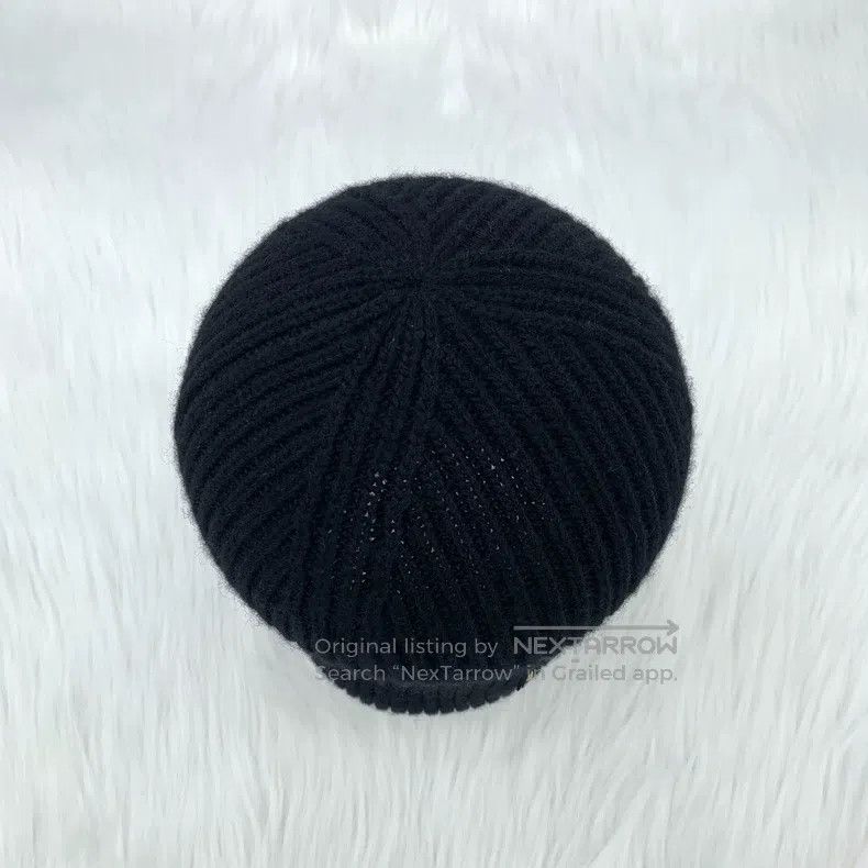 Louis Vuitton Louis Vuitton Black logo brand wool knit wool hat wool hat Size ONE SIZE - 4 Thumbnail
