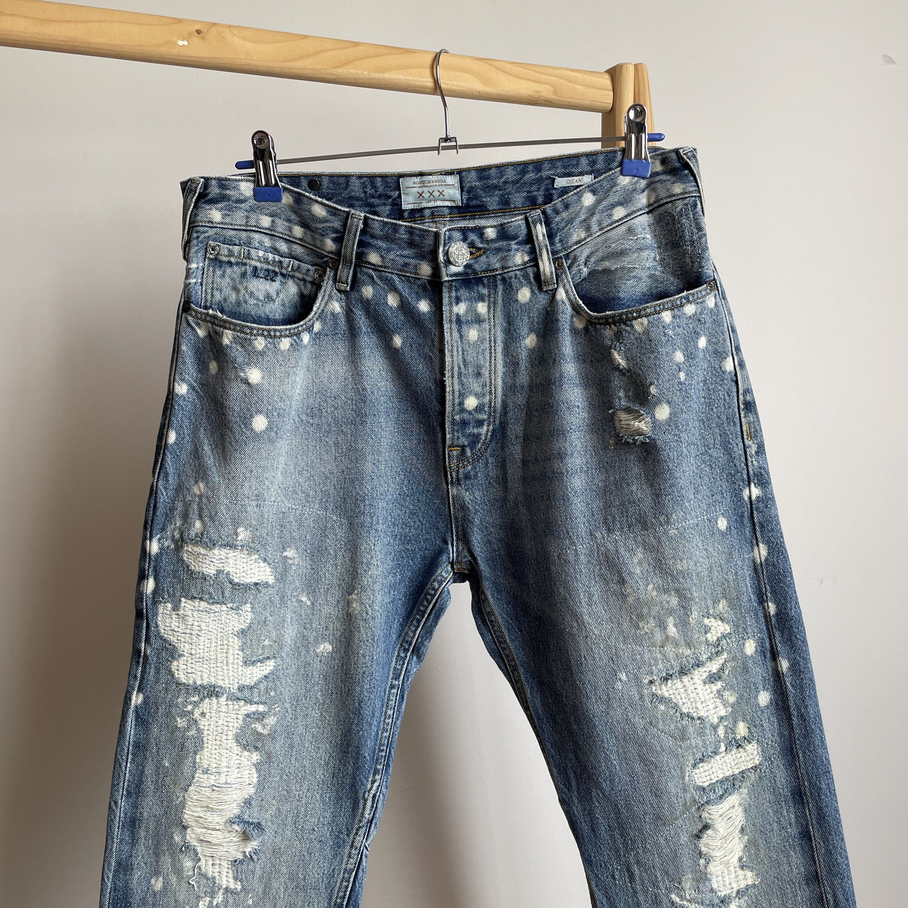 Scotch & Soda Scotch & Soda Lava Tears Distressed Denim Size 32x32 Size US 32 / EU 48 - 3 Thumbnail