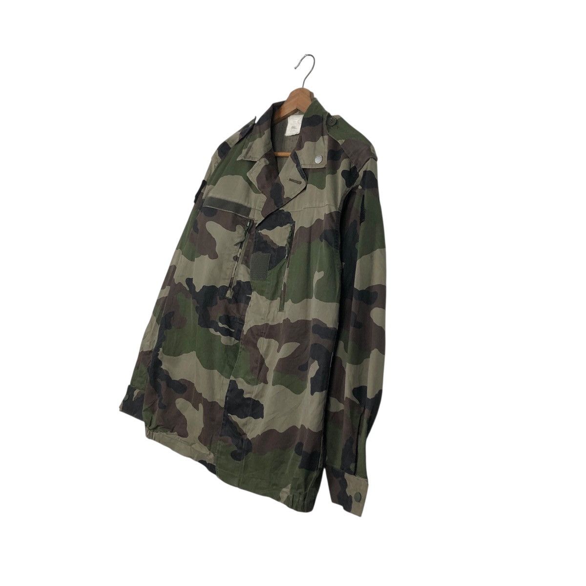 Vintage 📌Vintage Chore Military Jacket Camo Design Smock Design Size US L / EU 52-54 / 3 - 3 Thumbnail