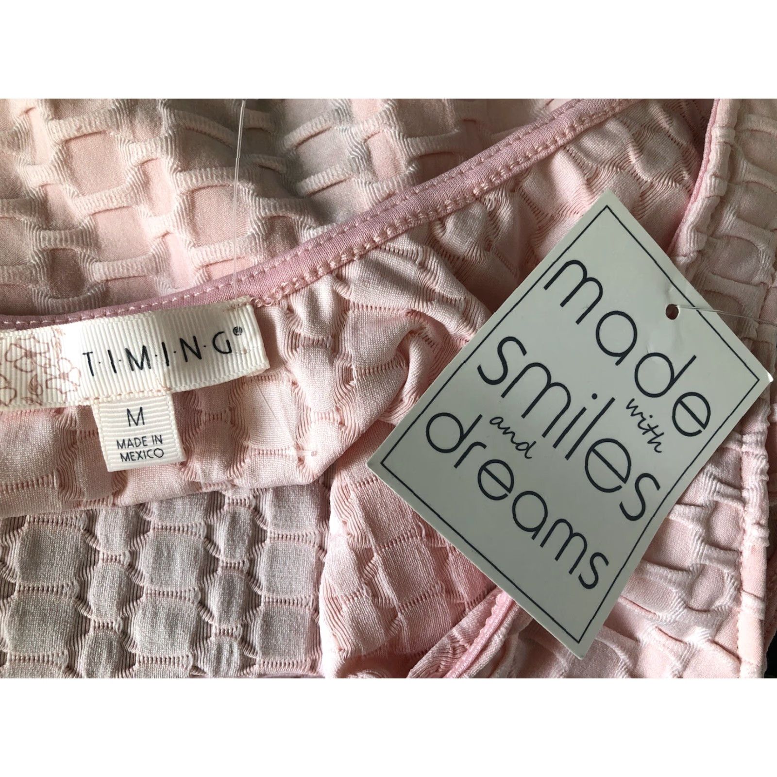Pinko Timing Tank Top M Pink Square Neck/Back Cropped Sleeveless Bralette 90s Y2K NWT Timing Womens Size M / US 6-8 / IT 42-44 - 4 Thumbnail