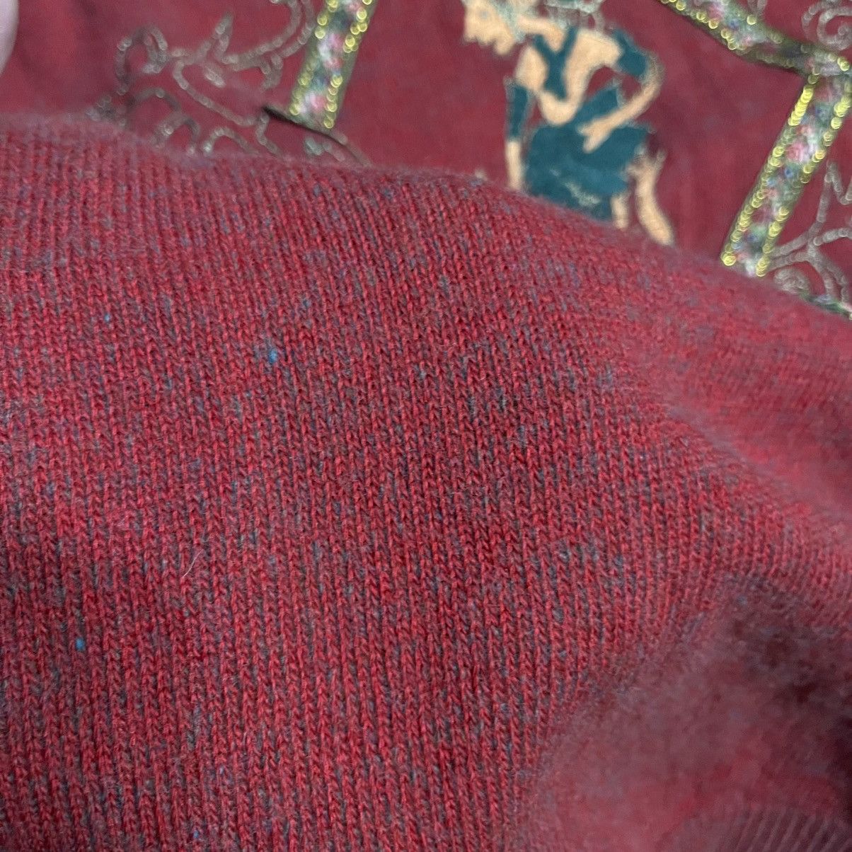 Kapital Vintage Japan Sweater Alpaca Wool with Gold Embroidery sz L Size US L / EU 52-54 / 3 - 8 Thumbnail