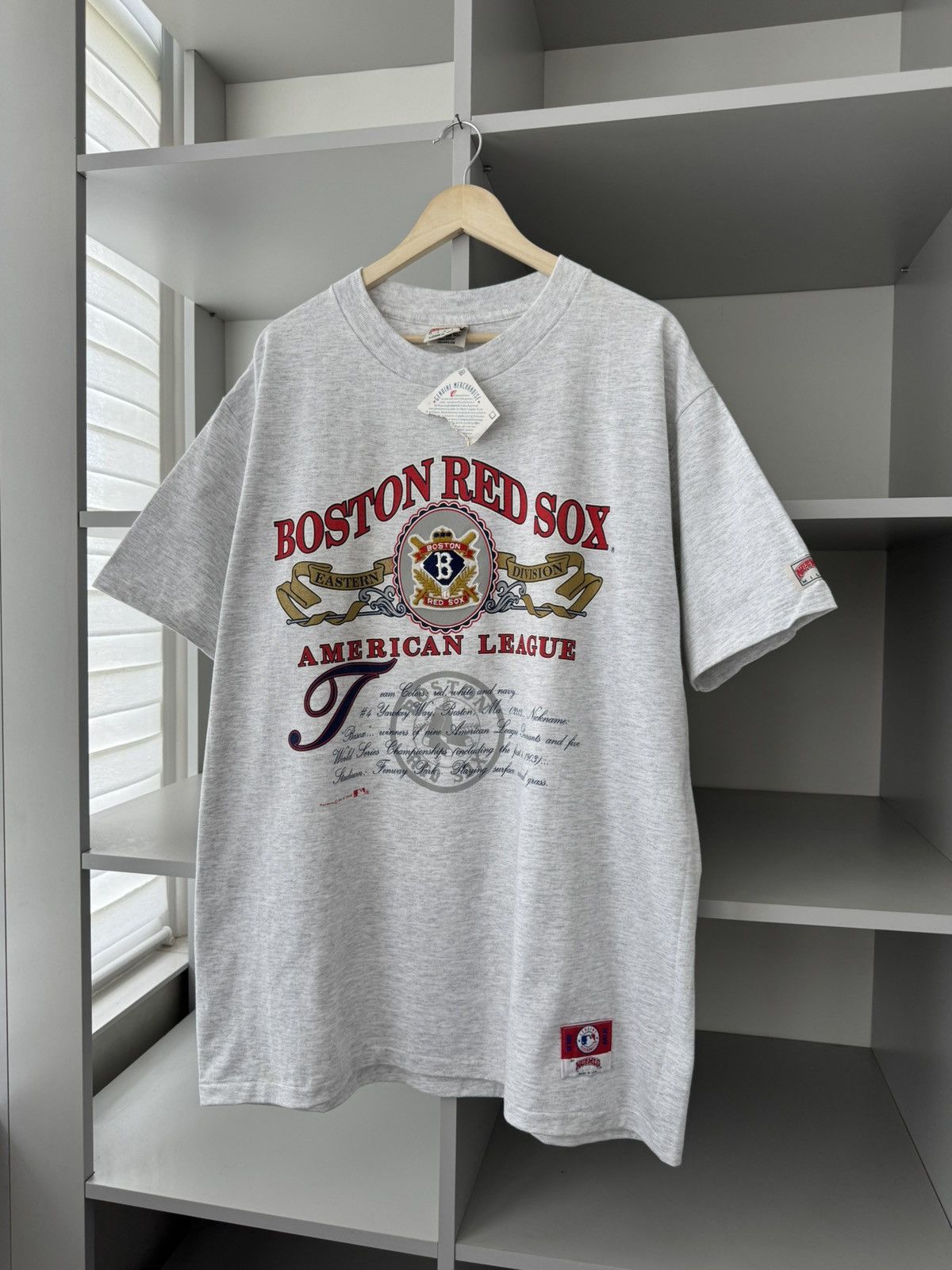 Nutmeg Nutmeg Mills American League Boston Red Sox MLB Vintage Tee Size US XL / EU 56 / 4 - 4 Thumbnail