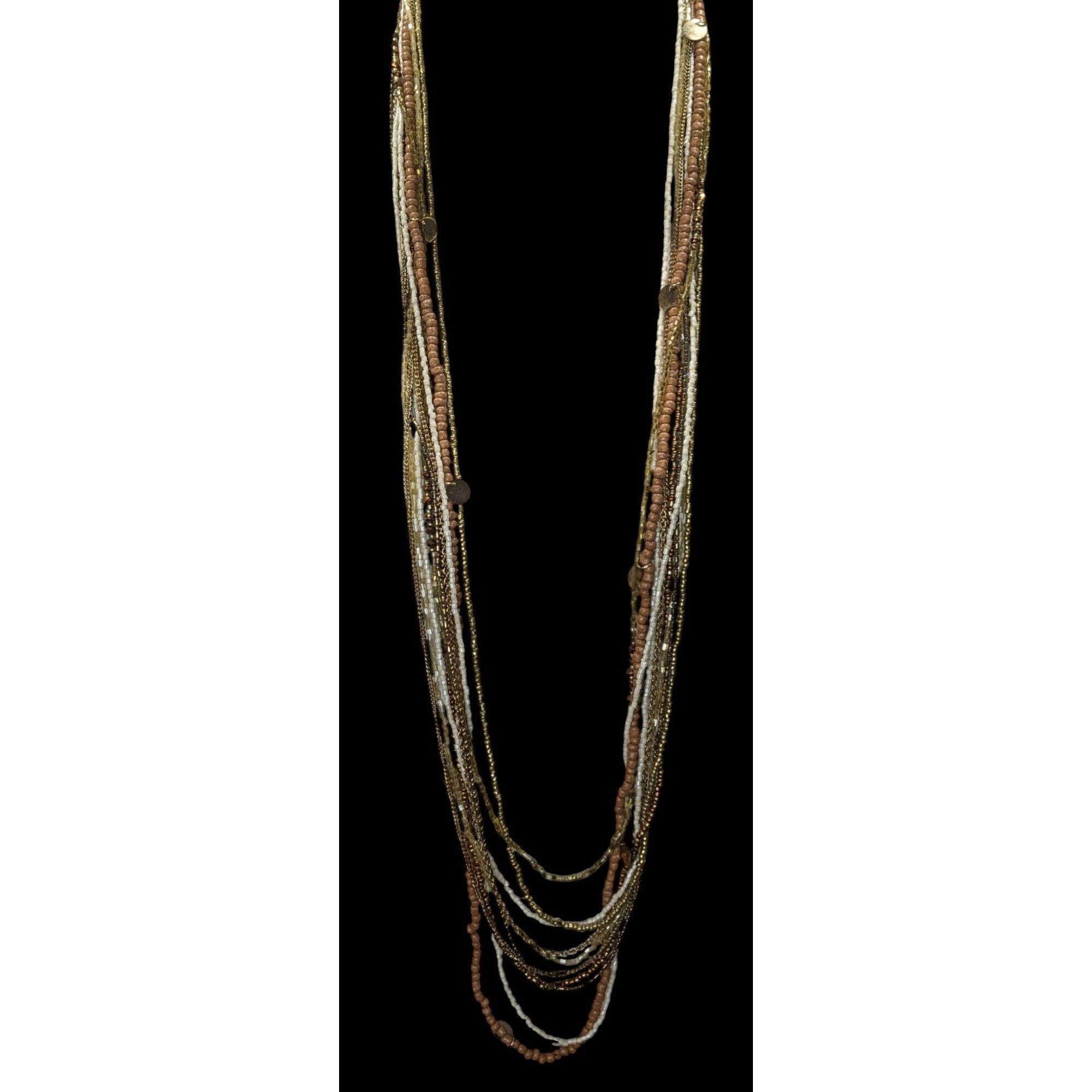 Other Vintage Bohemian Multi-Strand Beaded Necklace Size ONE SIZE - 4 Thumbnail