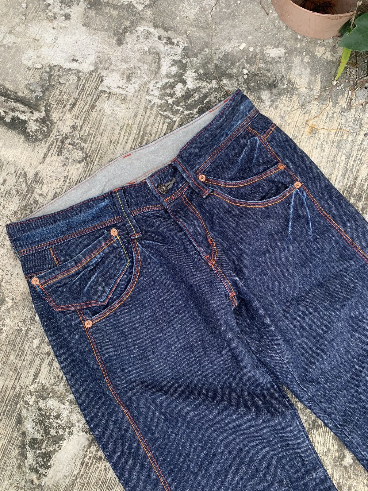 If Six Was Nine × Japanese Brand × Le Grande Bleu (L.G.B.) Flare et boite baggy bootcut jeans Size 32" / US 10 / IT 46 - 8 Thumbnail