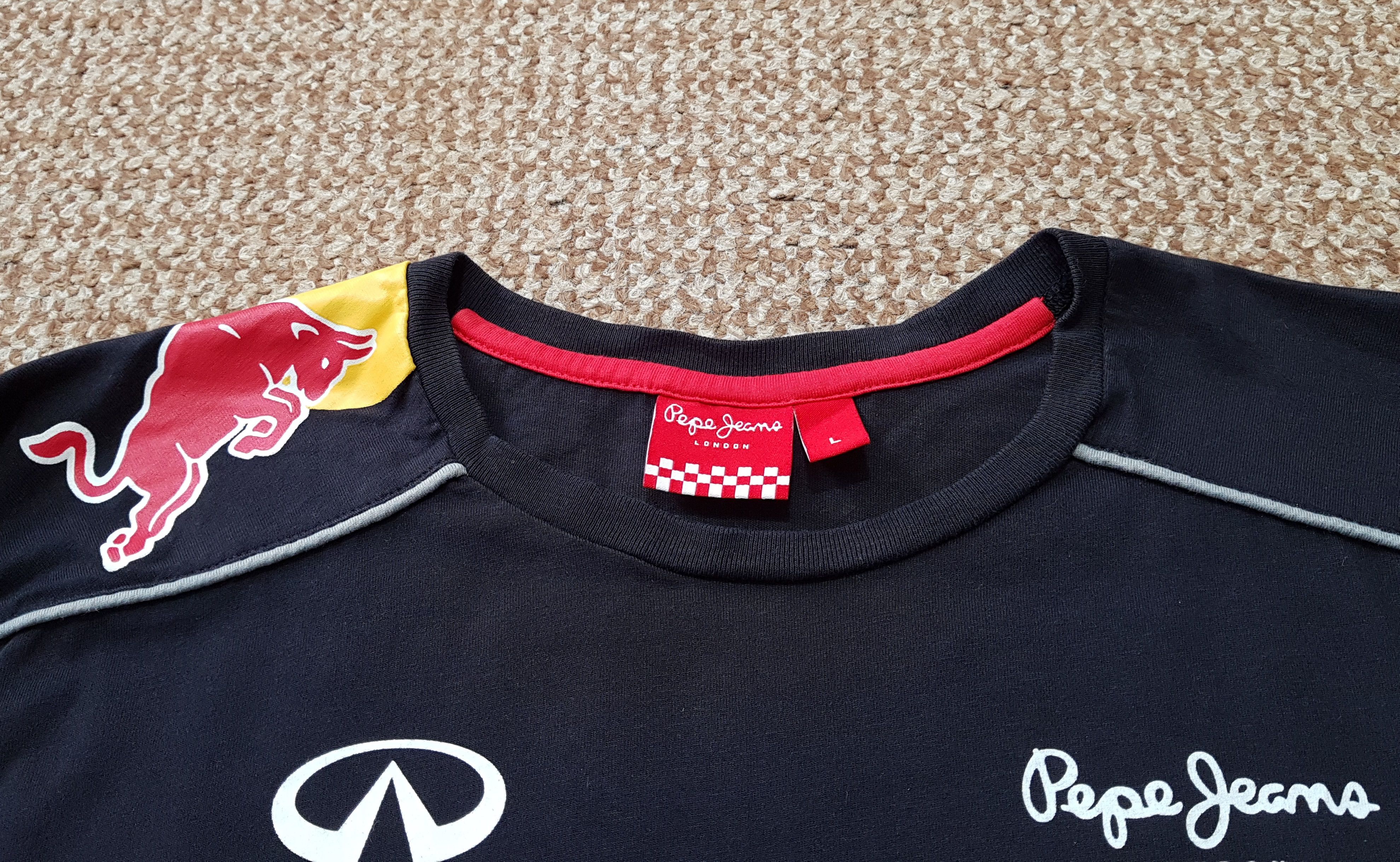 Pepe Jeans Infiniti Red Bull Racing Pepe Jeans Red Bull F1 Team T Shirt Size US L / EU 52-54 / 3 - 12 Thumbnail