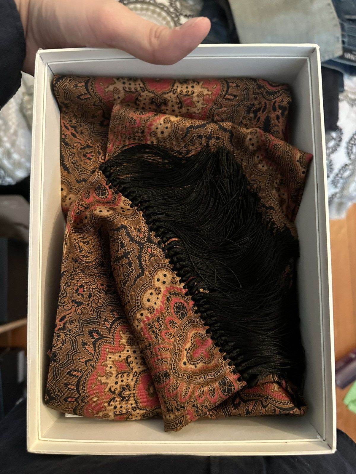 Celine × Hedi Slimane Paisley scarf fw20 runway Hedi slimane Size ONE SIZE - 5 Thumbnail