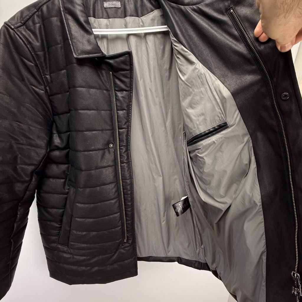 M0851 M0851 Water Resistant Quilted Black Puffer Jacket Size Large Size US L / EU 52-54 / 3 - 6 Thumbnail