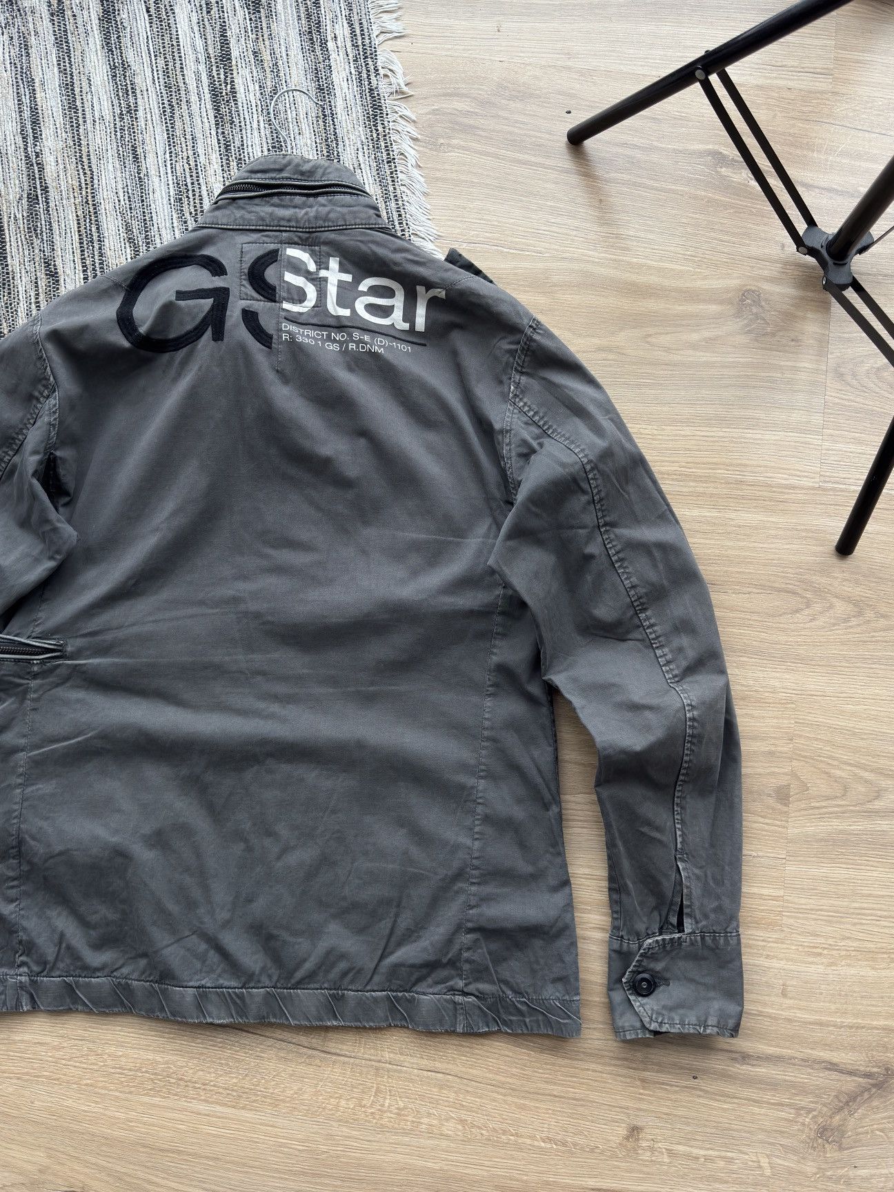 G-Star Vintage G Star Raw Military Gray Army Pocket Zip Jacket L Size US L / EU 52-54 / 3 - 16 Thumbnail
