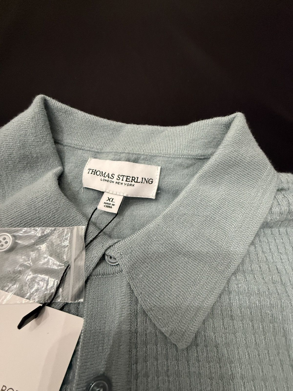 Other Brand new Thomas Sterling teal blue Polo size XL Size US XL / EU 56 / 4 - 3 Thumbnail