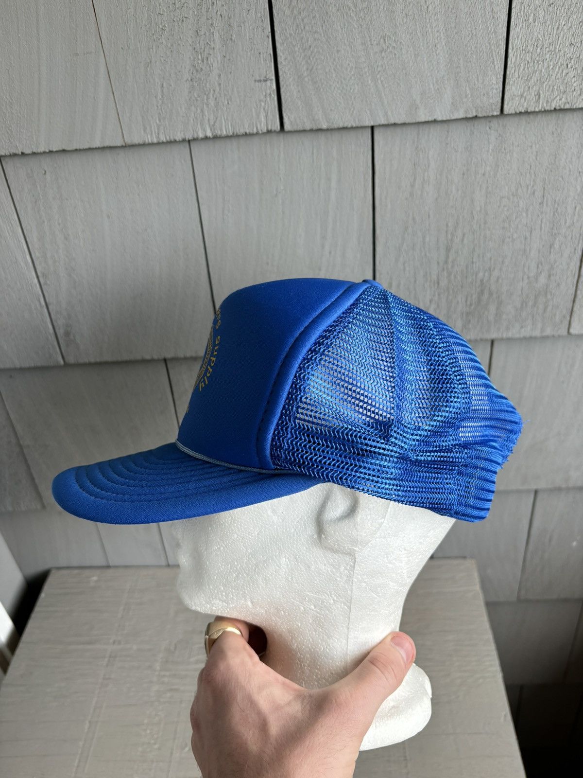 Vintage 1980s Vintage Trucker Hat Snapback Alaska Oil Mesh Military Size ONE SIZE - 4 Thumbnail