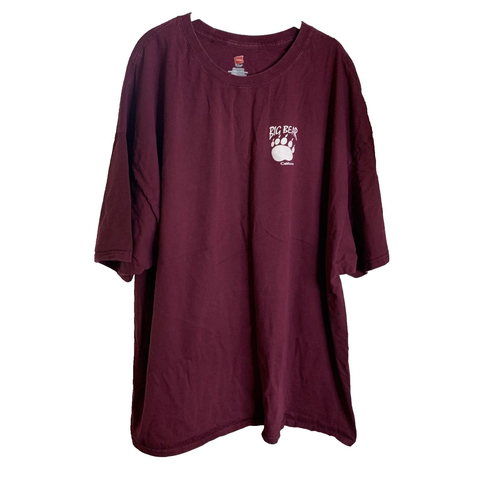 Hanes BIG BEAR California 4XL Graphic T-Shirt Hanes Tagless Flaw Size US XXL / EU 58 / 5 - 1 Thumbnail