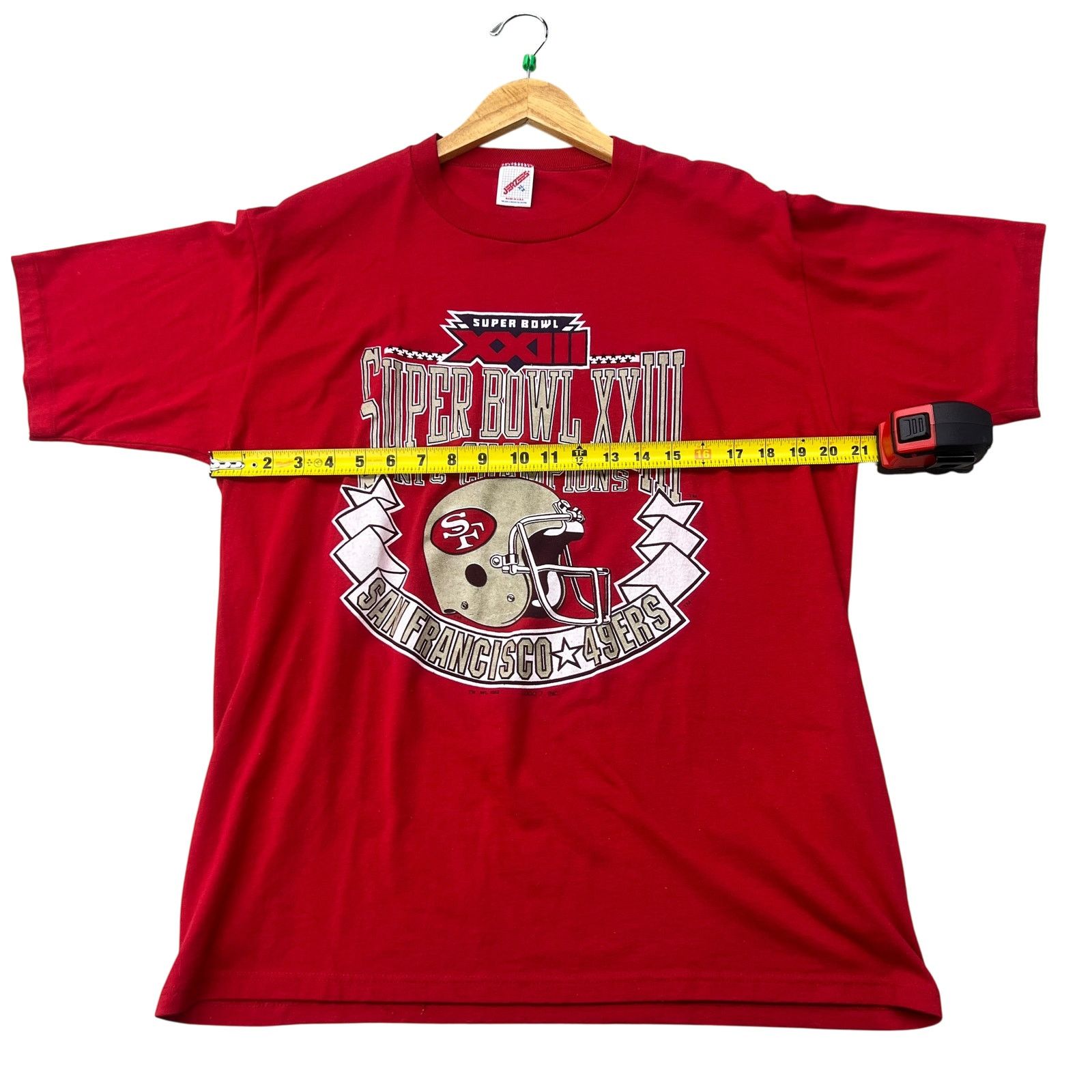 NFL 49ers Super Bowl XXIII Champs Tee Size US XL / EU 56 / 4 - 2 Thumbnail